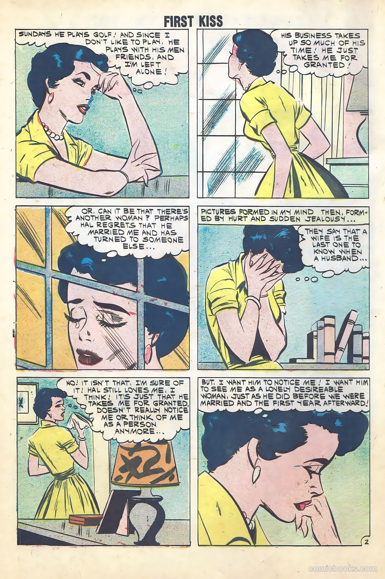 First Kiss #20 (1961) — page 4 of 36