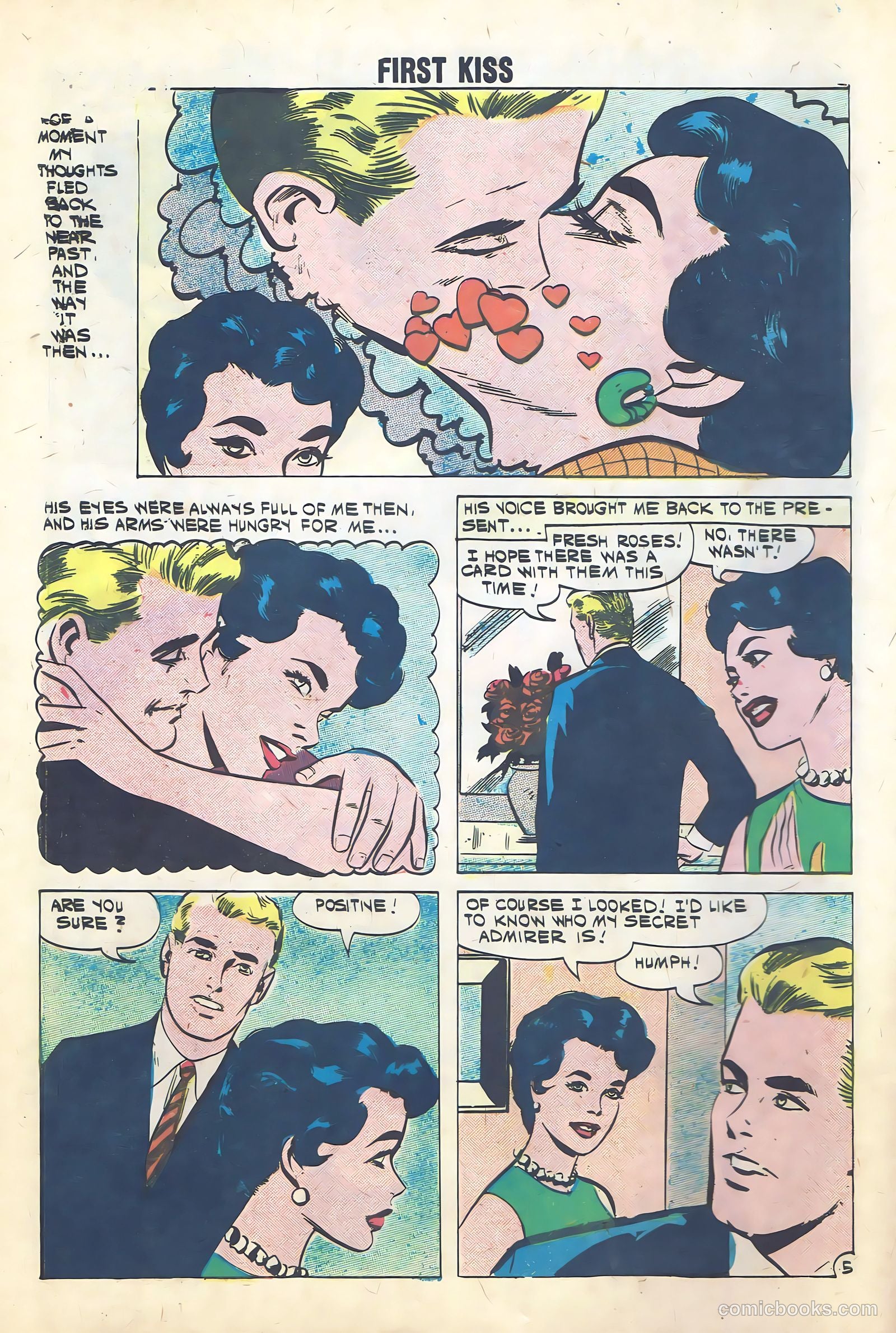 First Kiss #20 (1961) — page 8 of 36