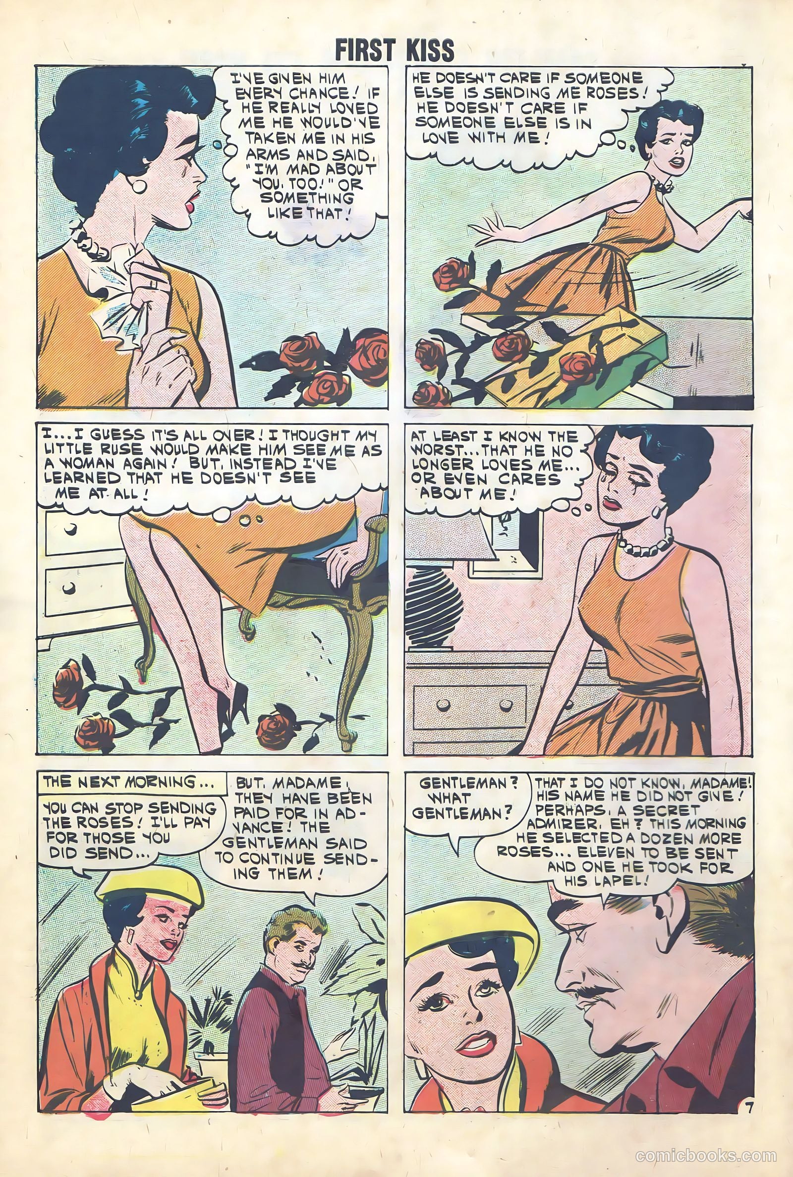 First Kiss #20 (1961) — page 10 of 36