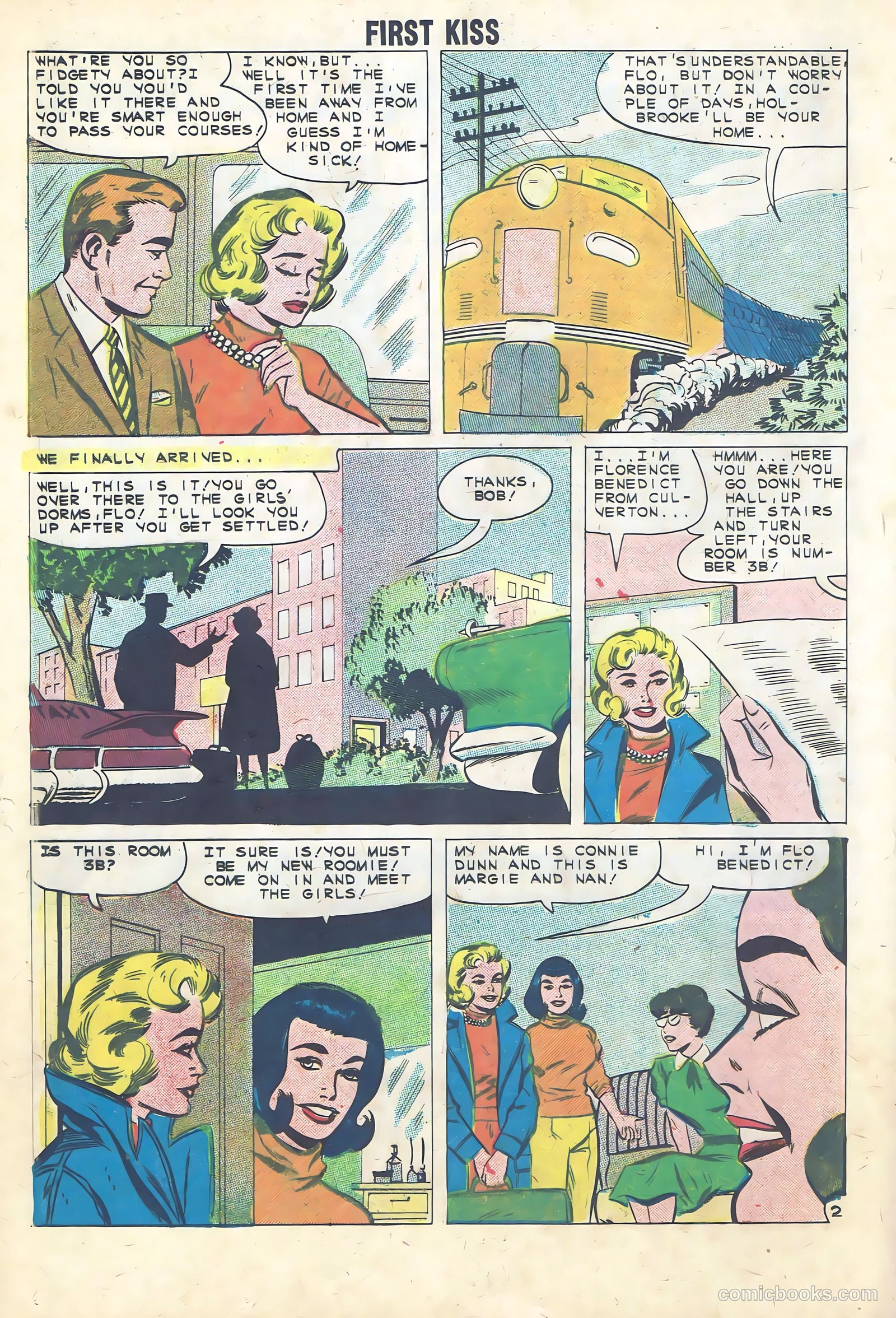 First Kiss #20 (1961) — page 16 of 36