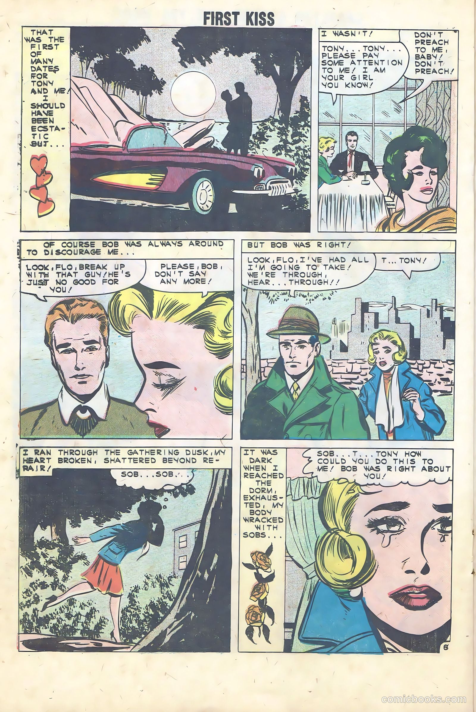 First Kiss #20 (1961) — page 20 of 36