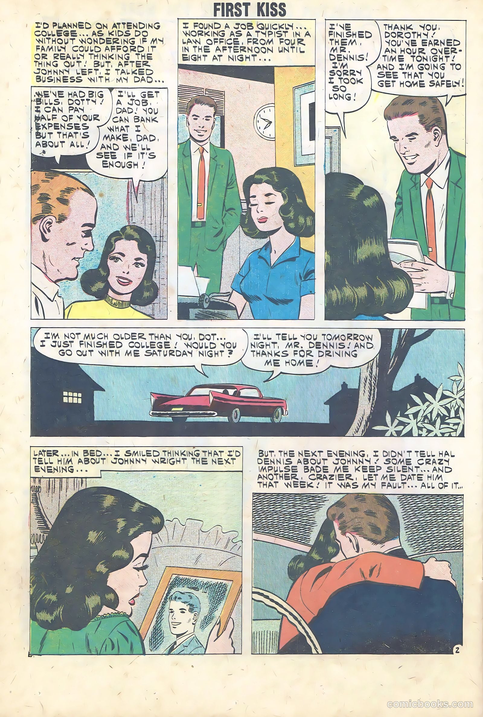 First Kiss #20 (1961) — page 24 of 36