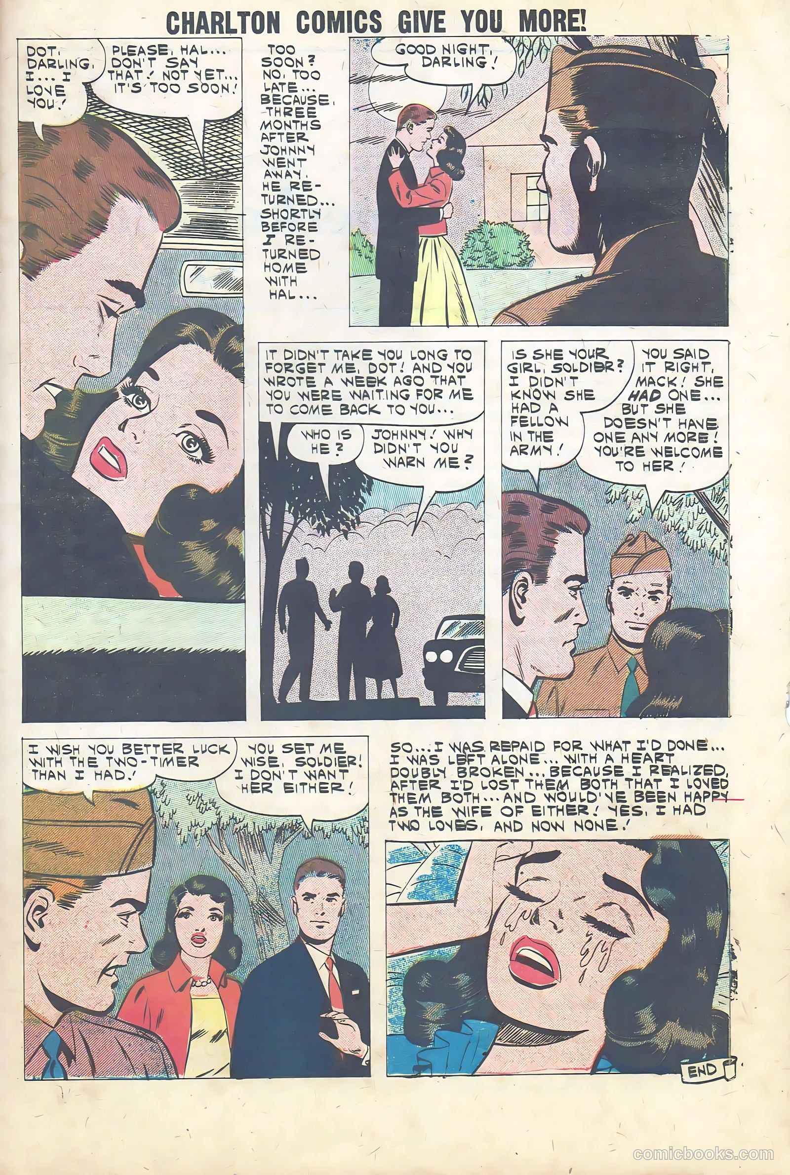 First Kiss #20 (1961) — page 25 of 36