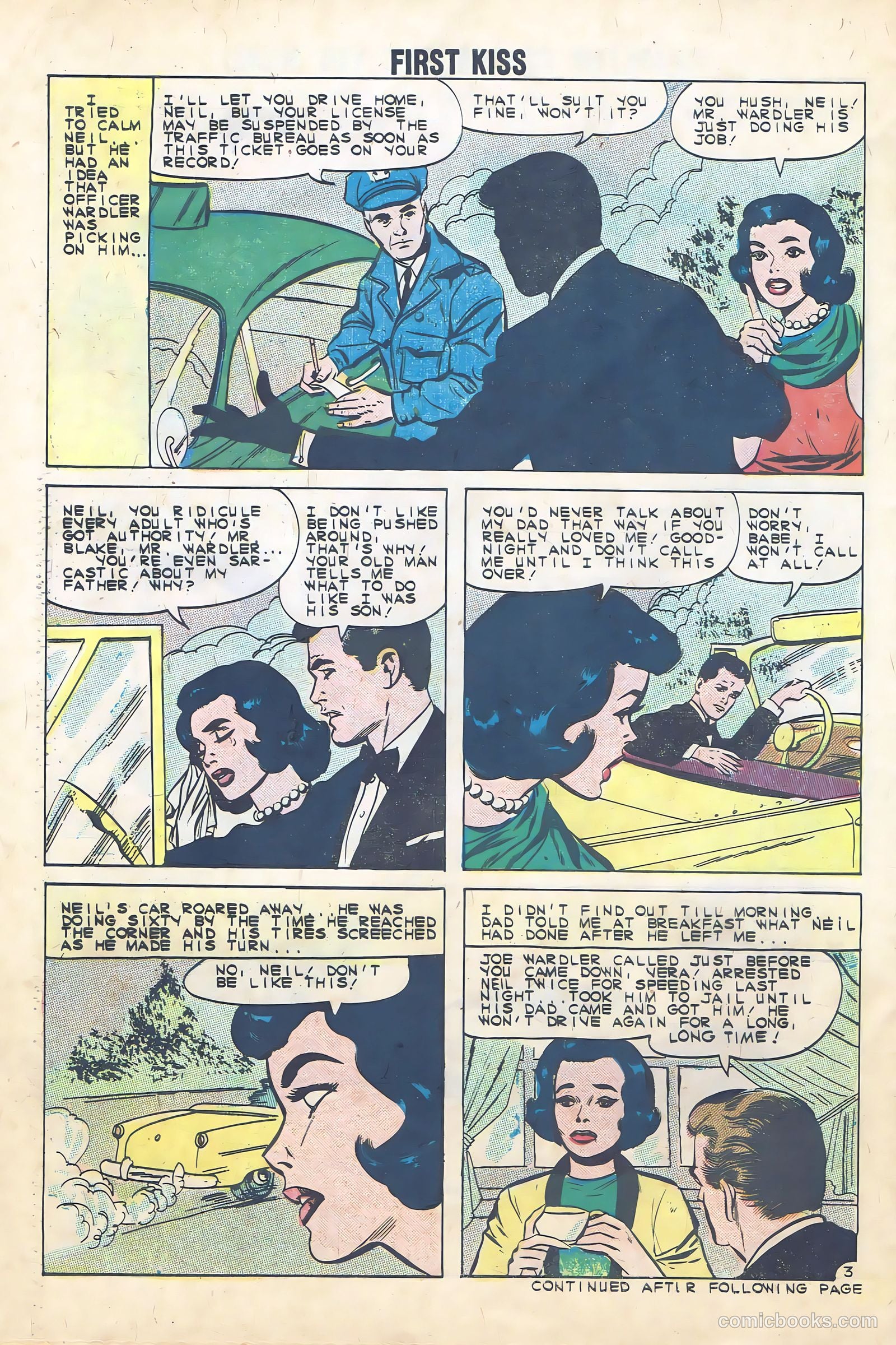 First Kiss #20 (1961) — page 30 of 36