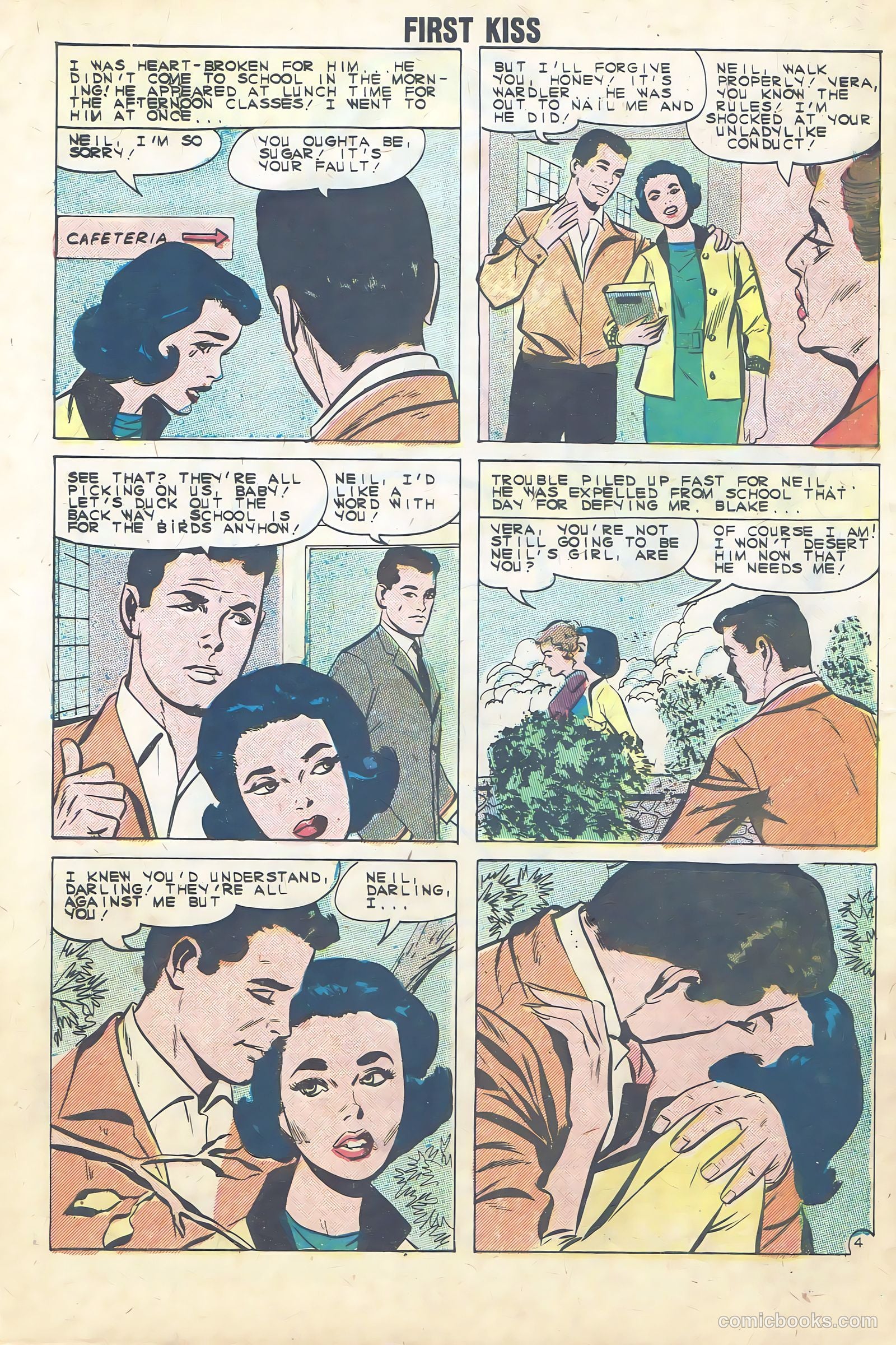 First Kiss #20 (1961) — page 32 of 36