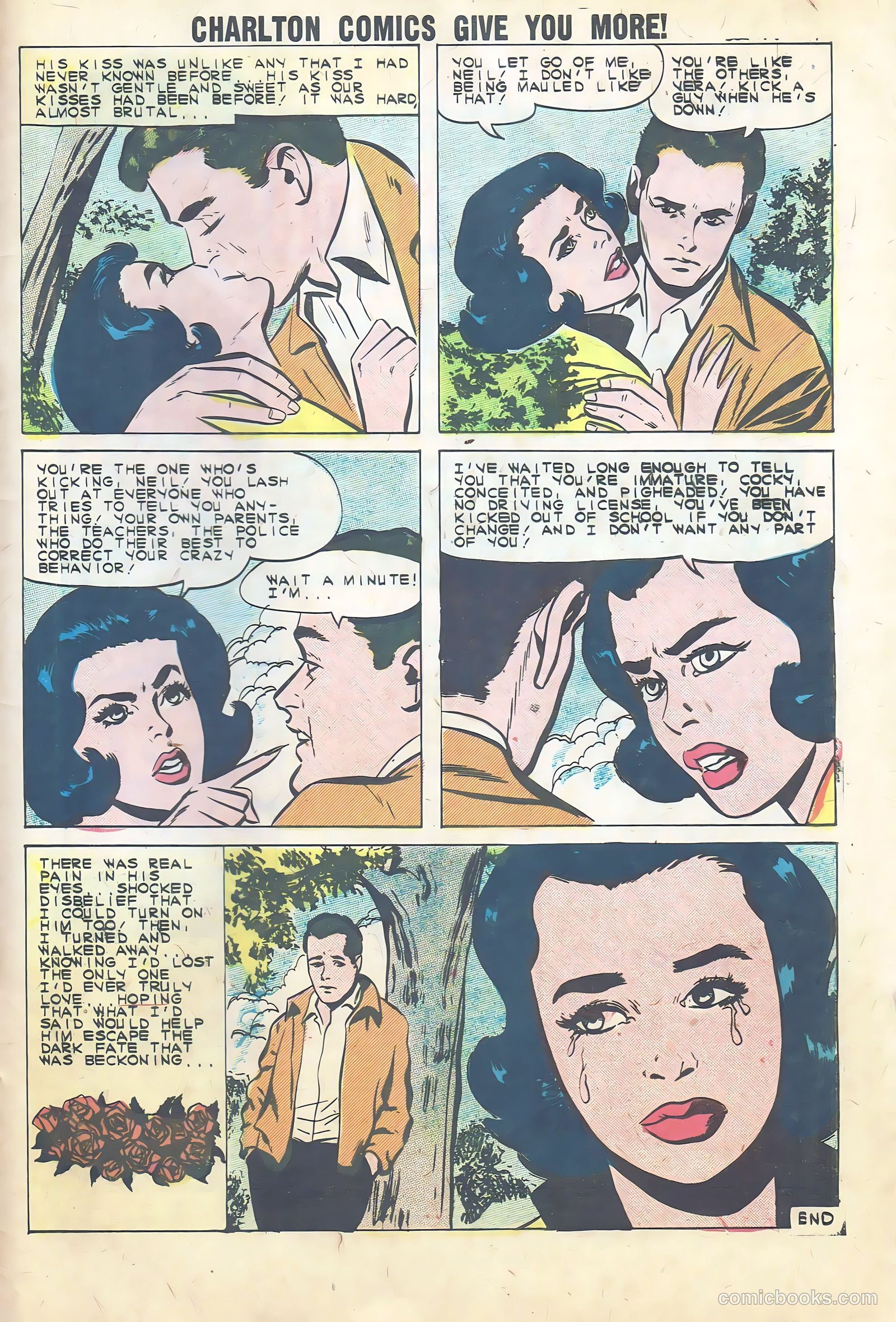 First Kiss #20 (1961) — page 33 of 36