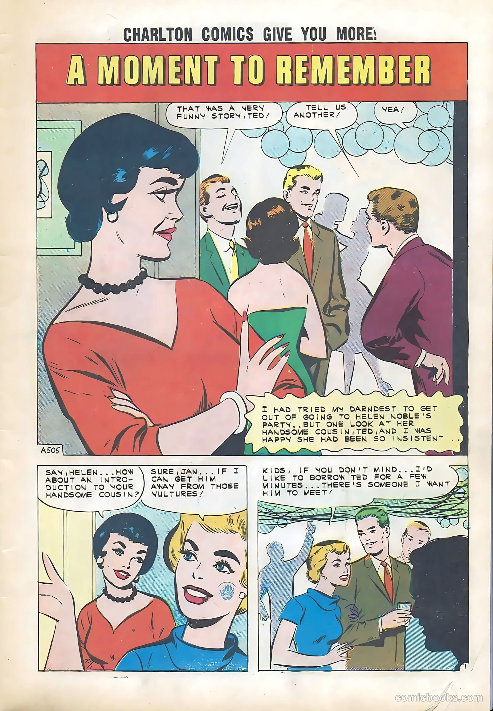 First Kiss #21 (1961) — page 3 of 36