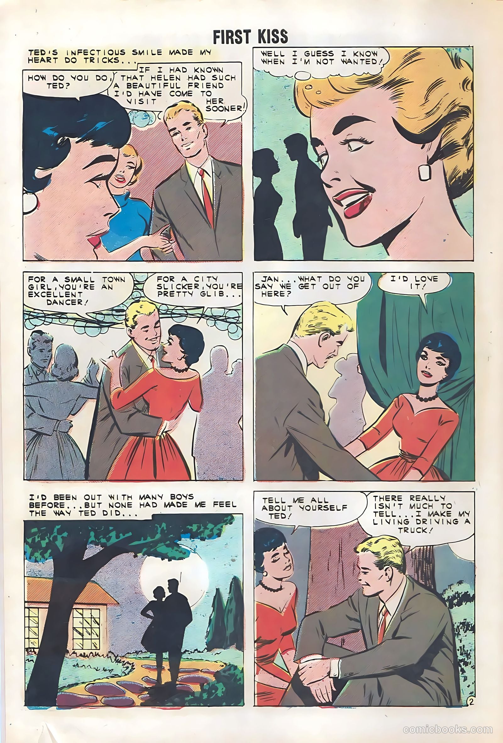 First Kiss #21 (1961) — page 4 of 36