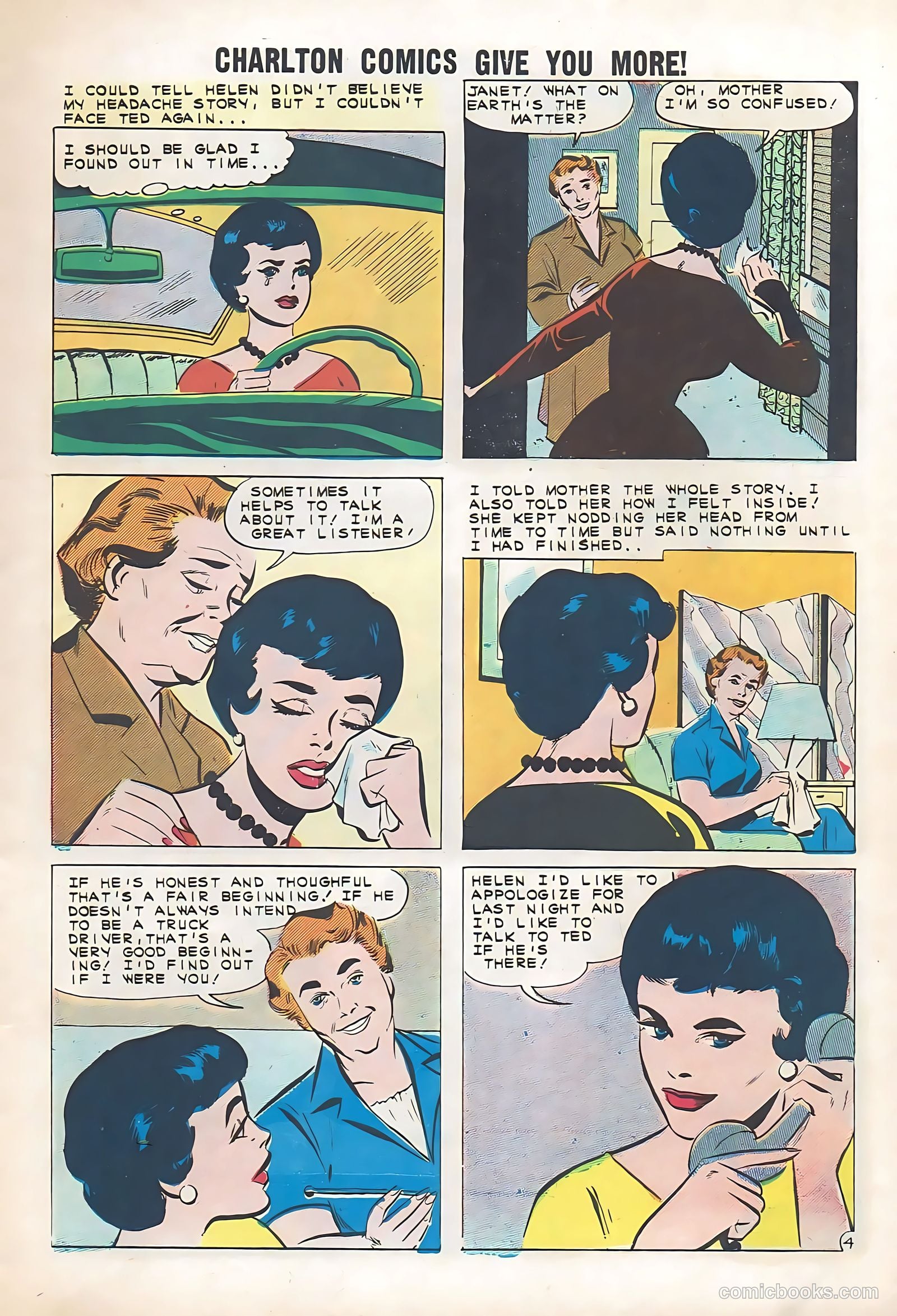 First Kiss #21 (1961) — page 7 of 36