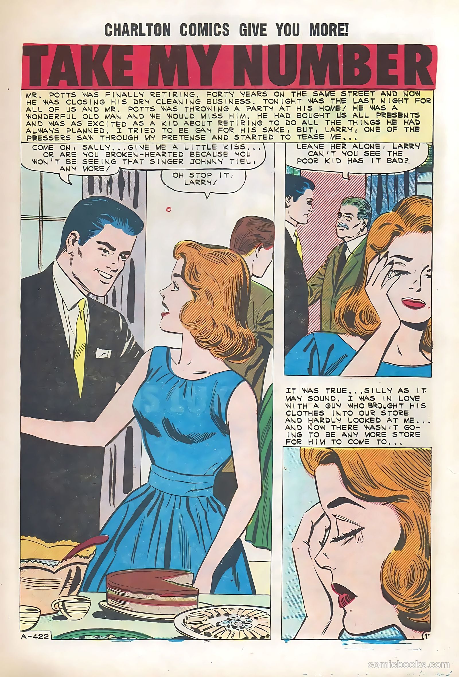 First Kiss #21 (1961) — page 11 of 36