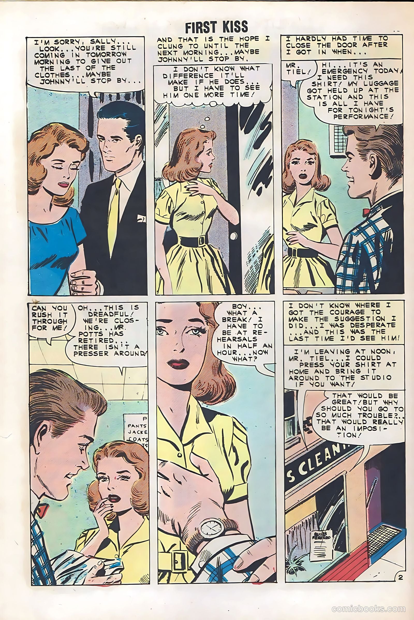 First Kiss #21 (1961) — page 12 of 36