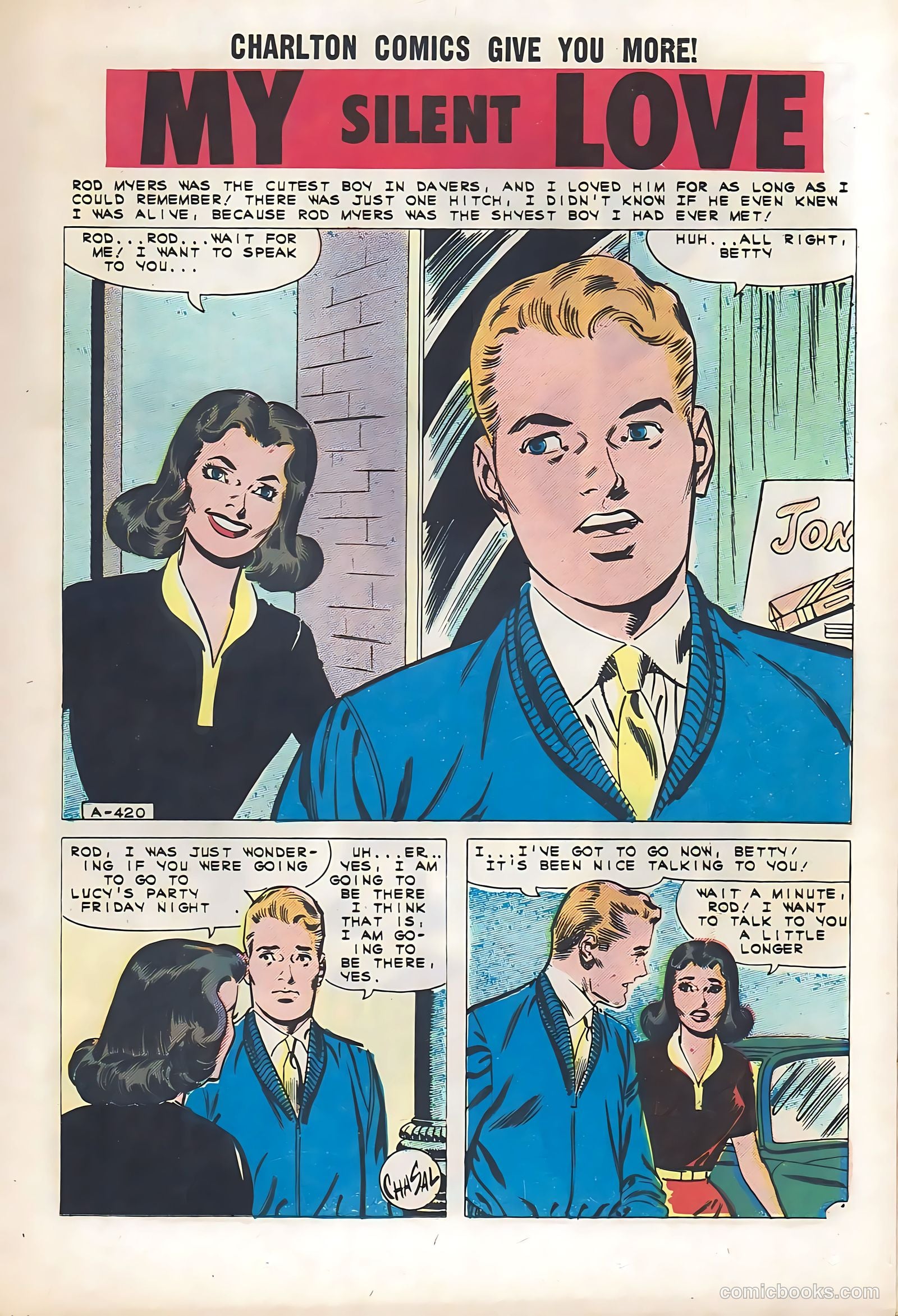 First Kiss #21 (1961) — page 17 of 36