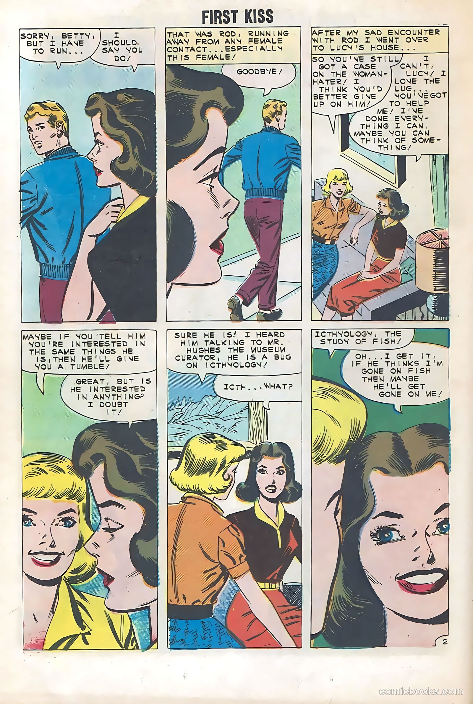 First Kiss #21 (1961) — page 18 of 36