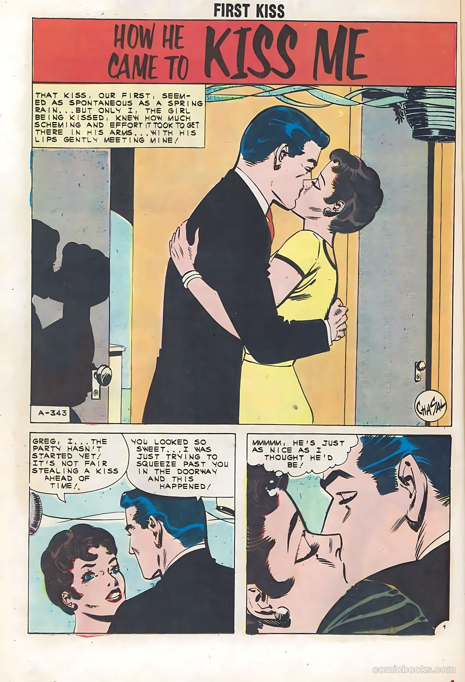 First Kiss #21 (1961) — page 20 of 36