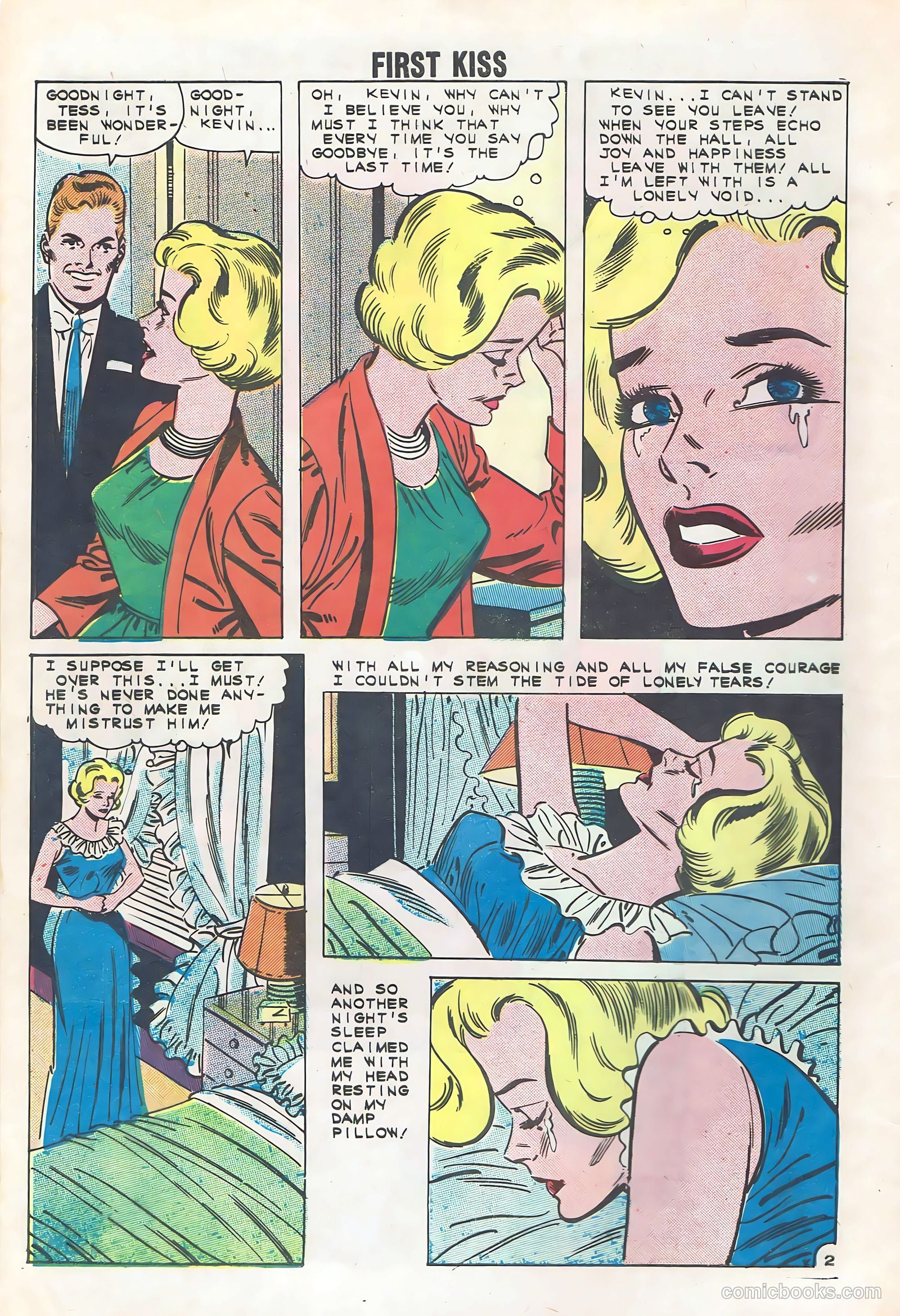 First Kiss #22 (1961) — page 4 of 36