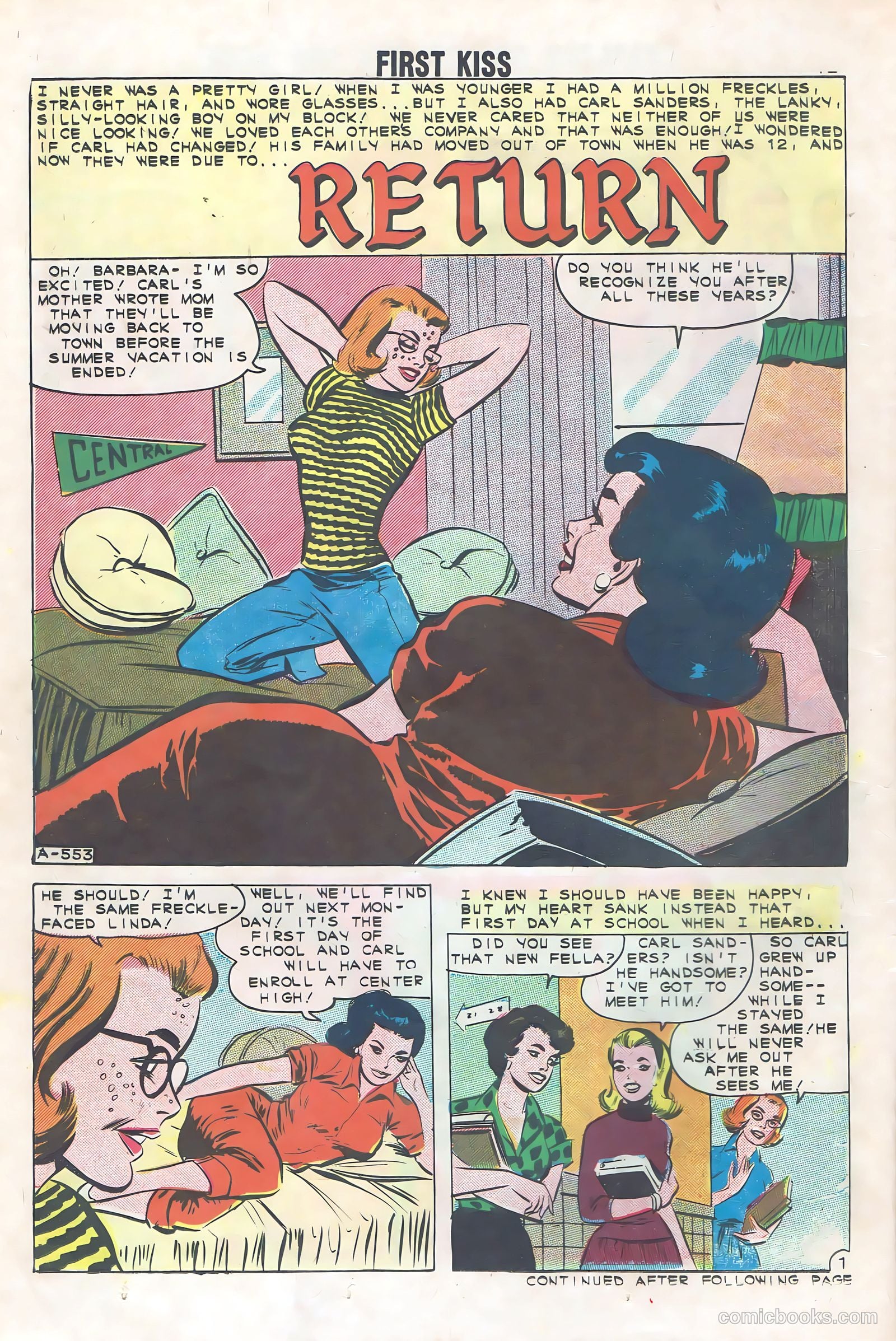 First Kiss #22 (1961) — page 14 of 36
