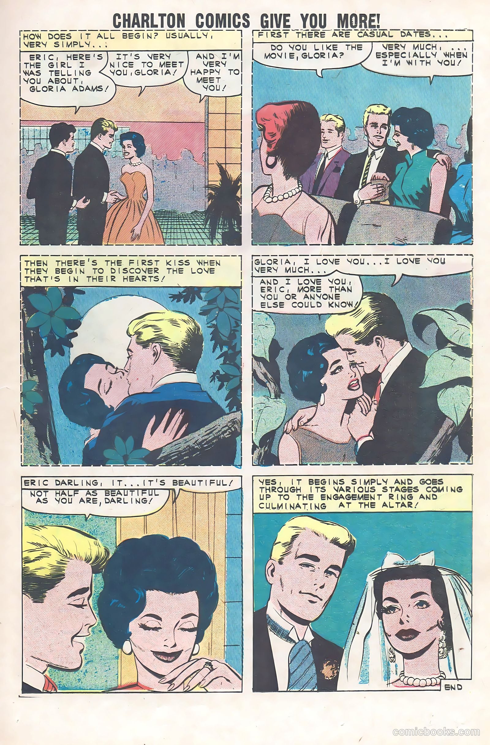 First Kiss #22 (1961) — page 21 of 36