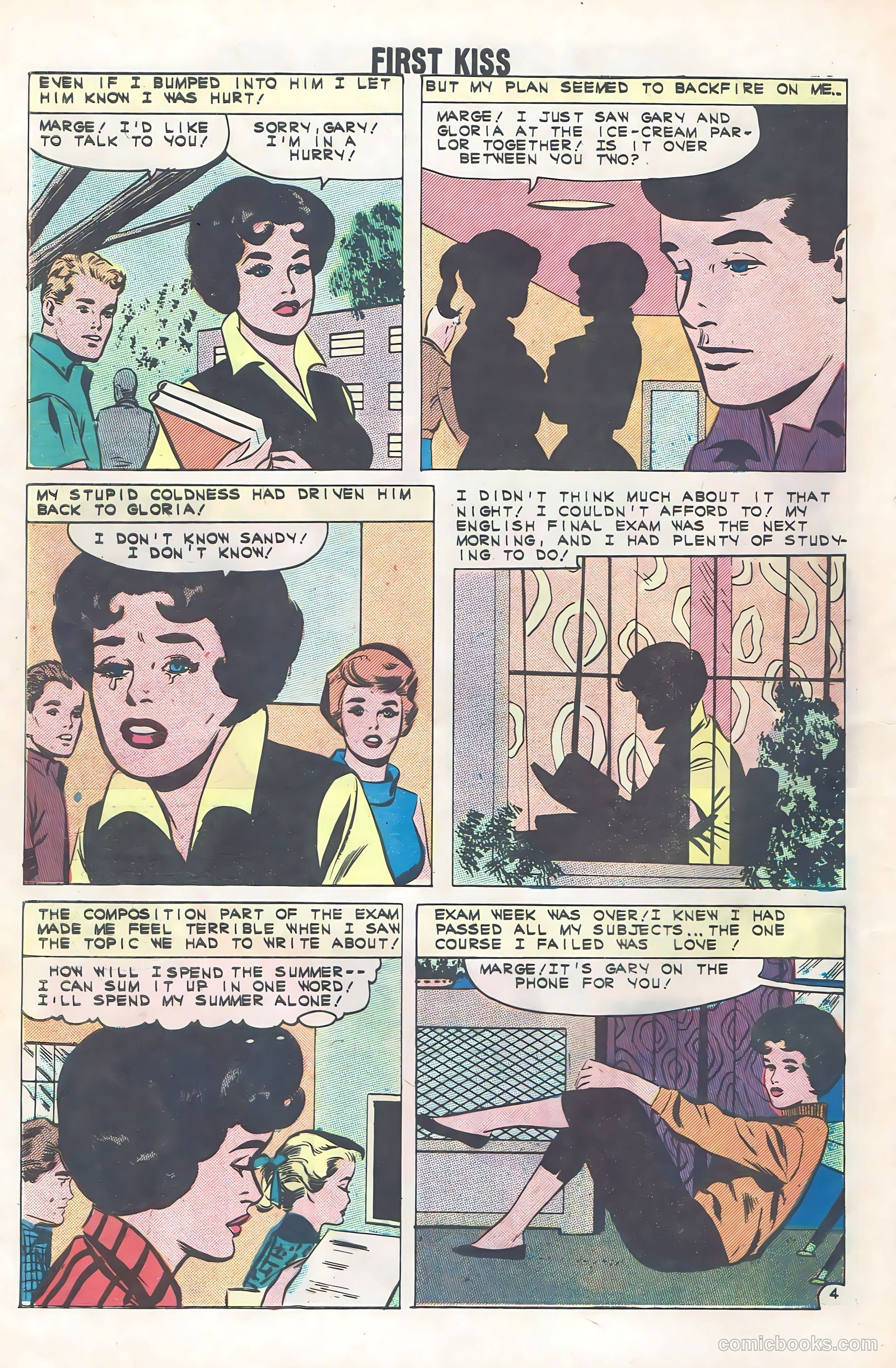 First Kiss #22 (1961) — page 28 of 36