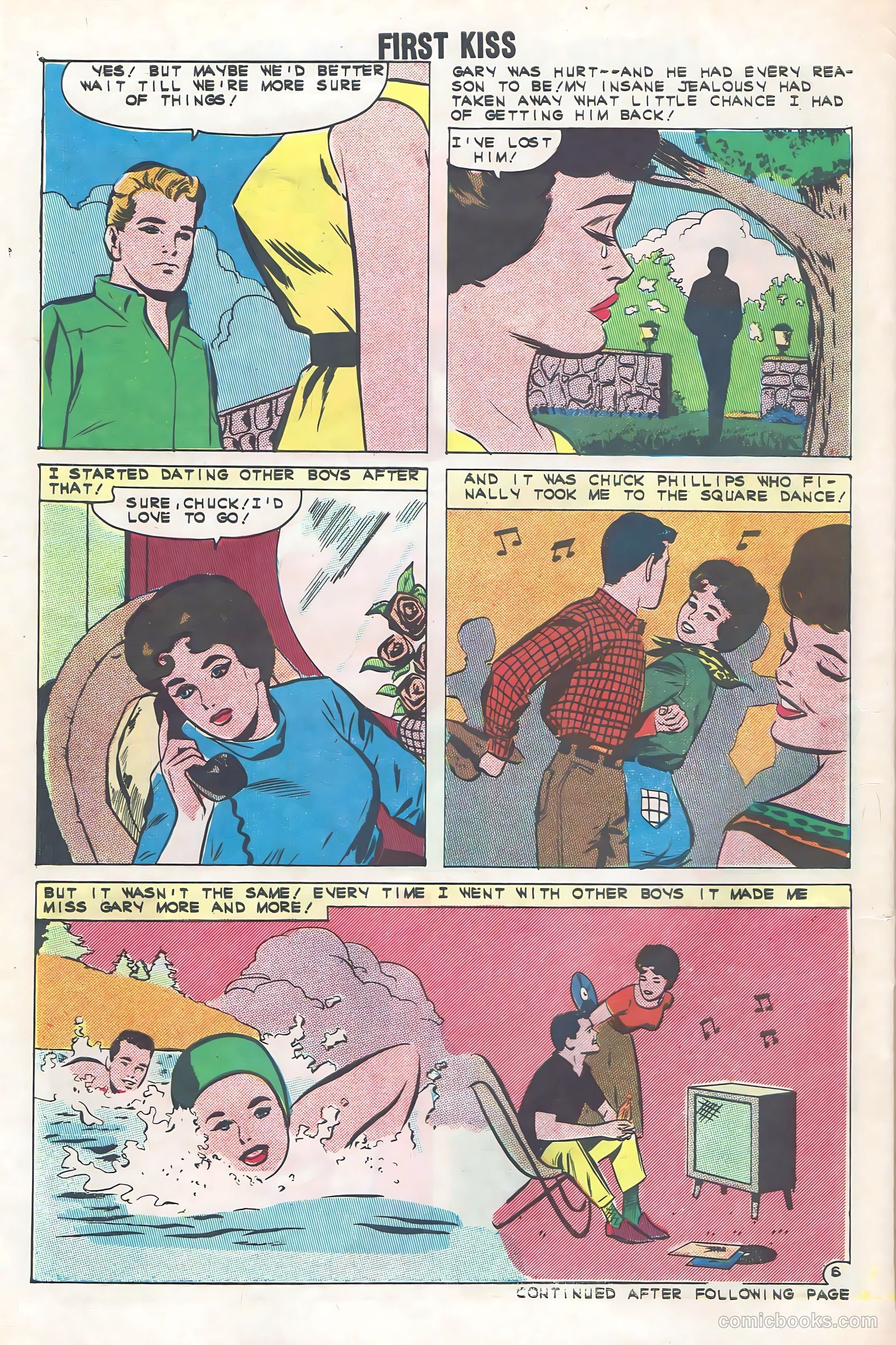 First Kiss #22 (1961) — page 30 of 36