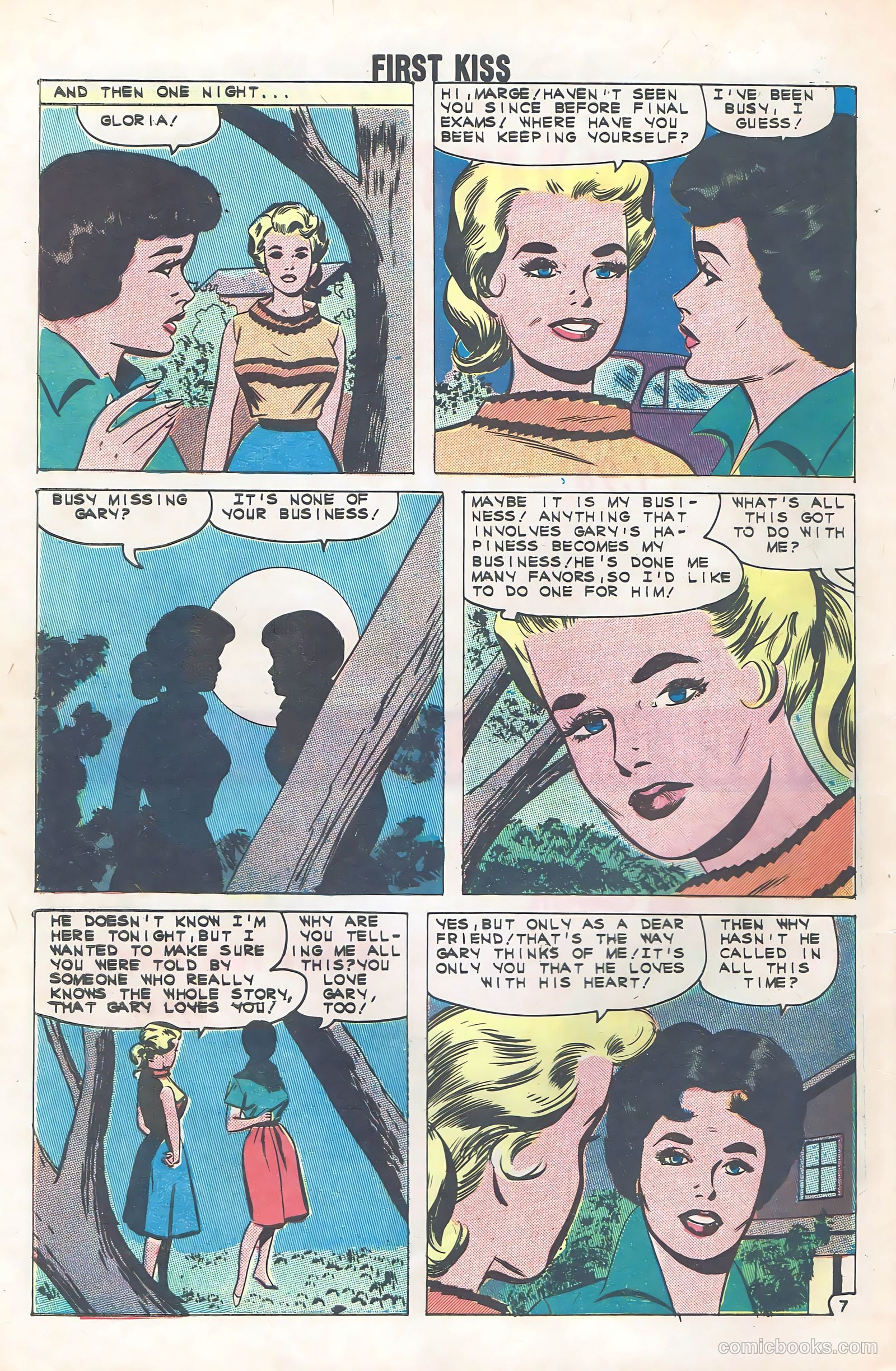 First Kiss #22 (1961) — page 32 of 36