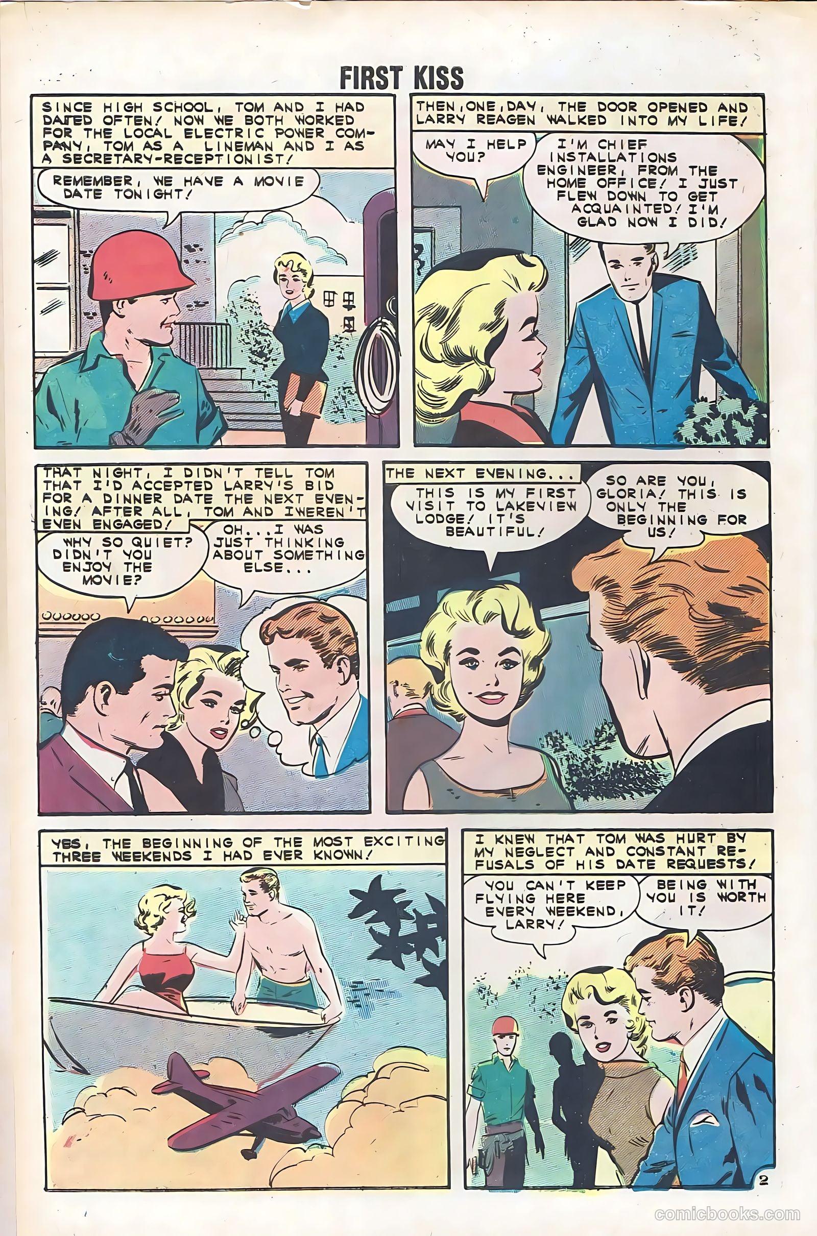 First Kiss #23 (1961) — page 4 of 36