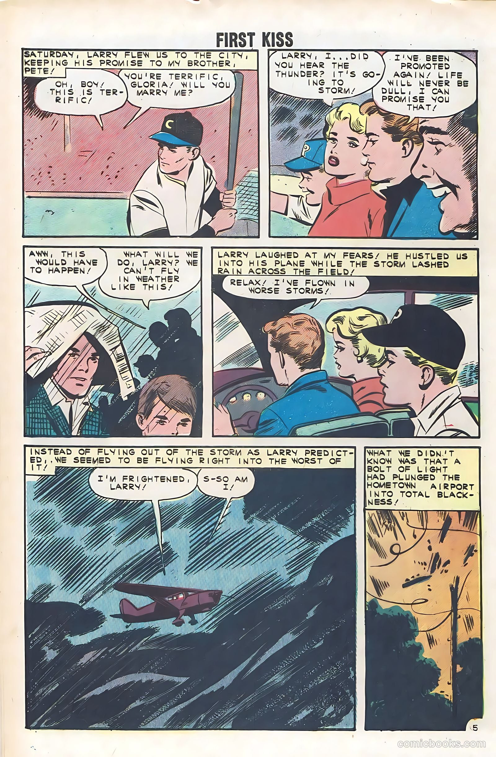 First Kiss #23 (1961) — page 8 of 36
