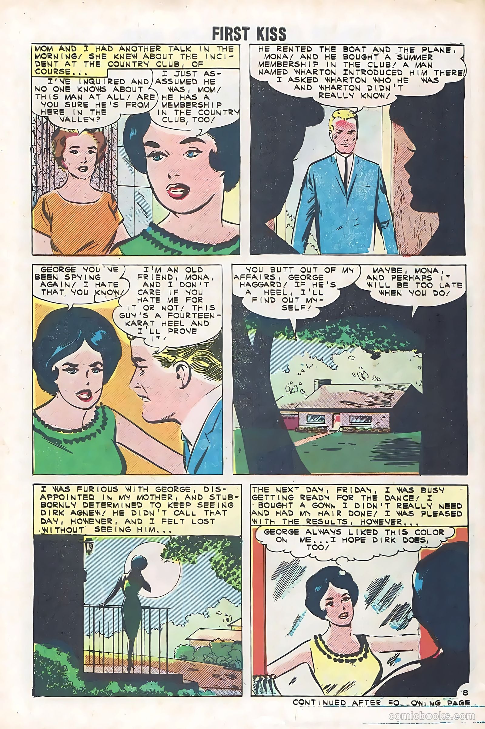 First Kiss #23 (1961) — page 30 of 36