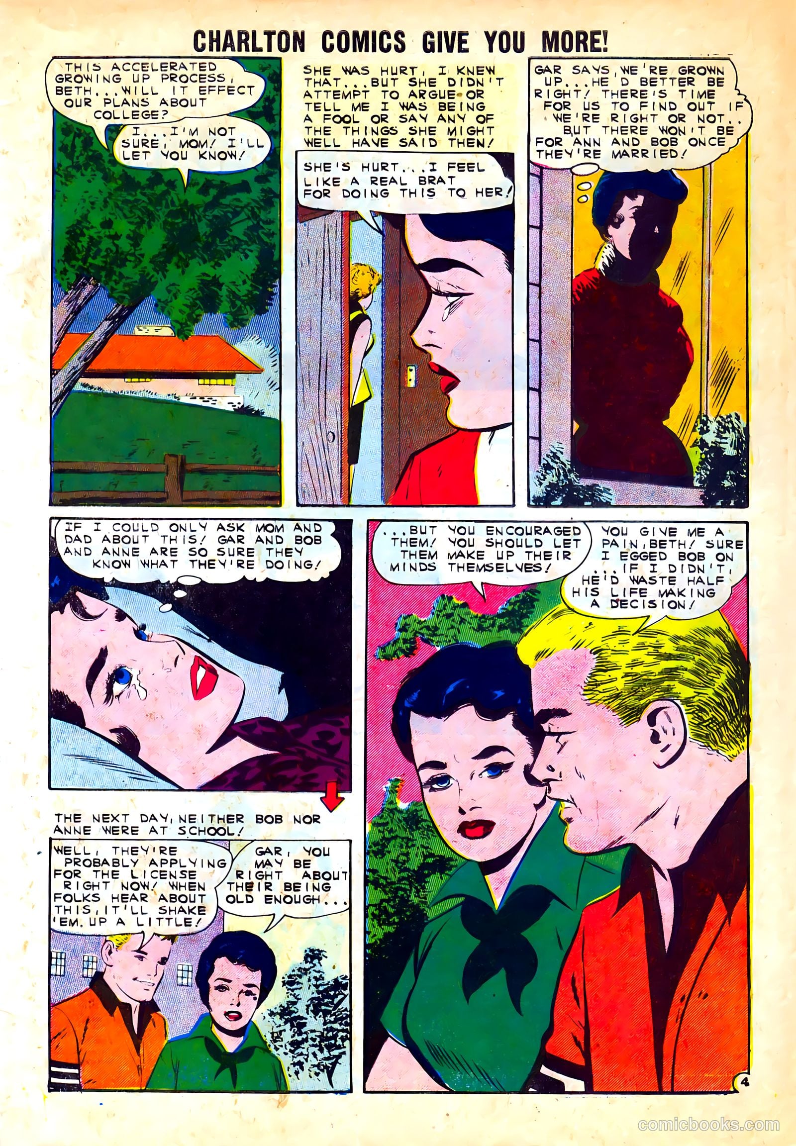 First Kiss #24 (1962) — page 7 of 36