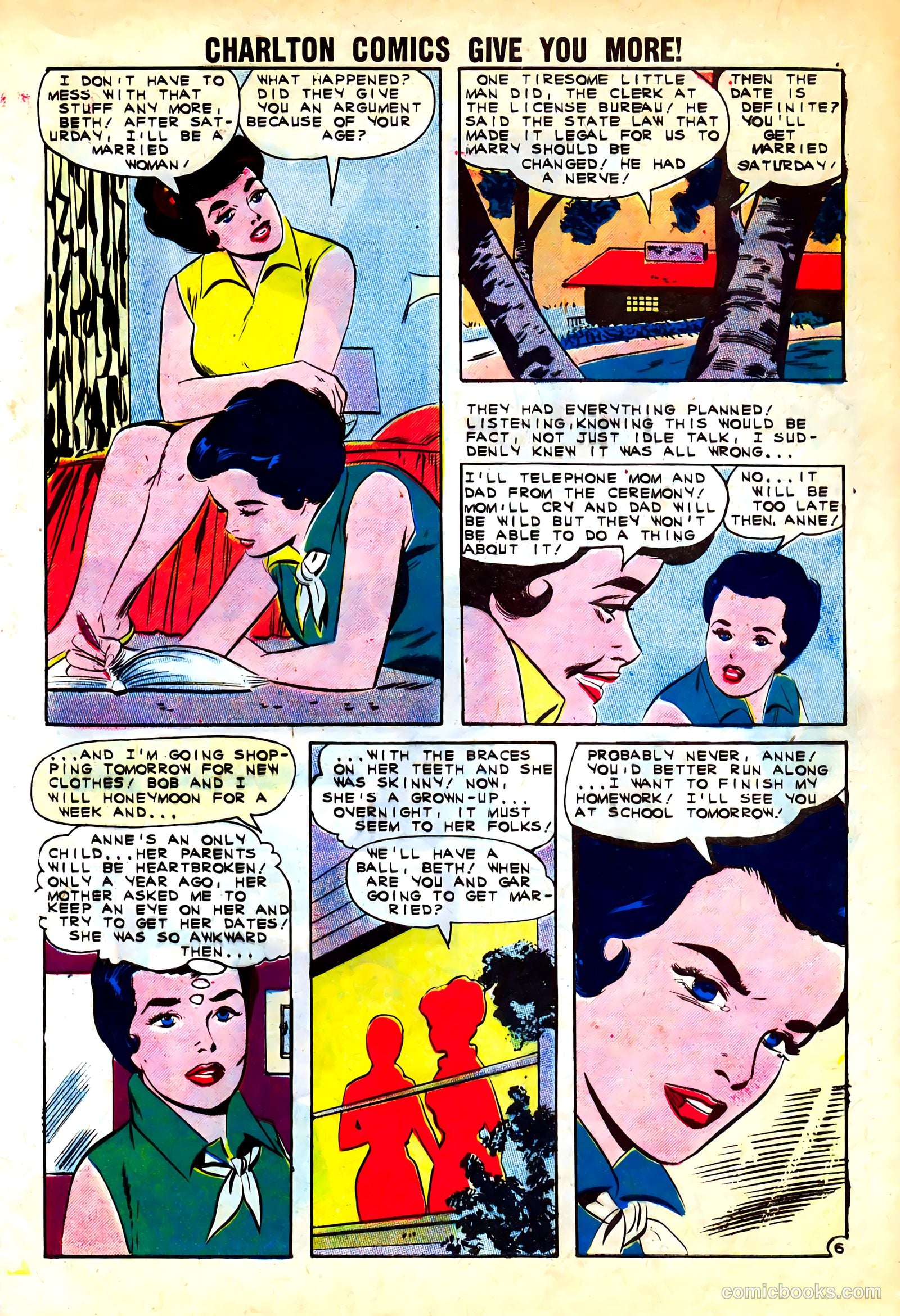 First Kiss #24 (1962) — page 9 of 36