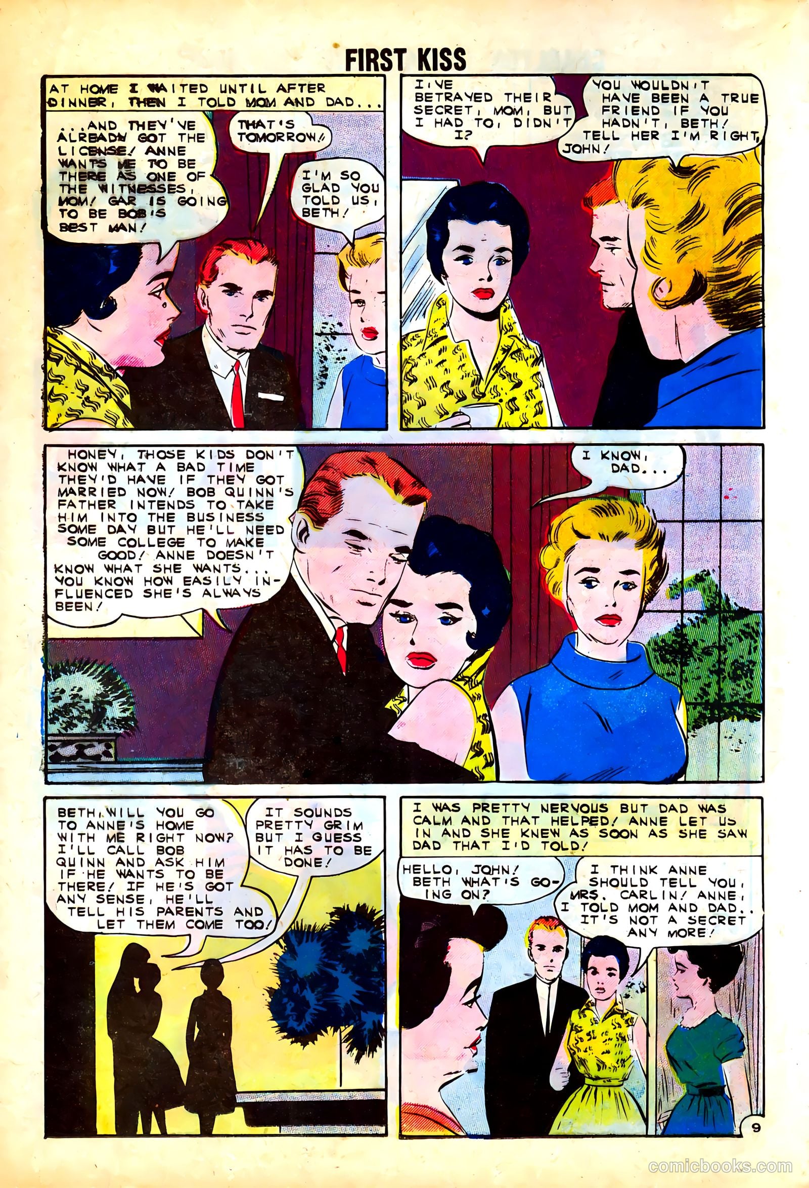 First Kiss #24 (1962) — page 12 of 36