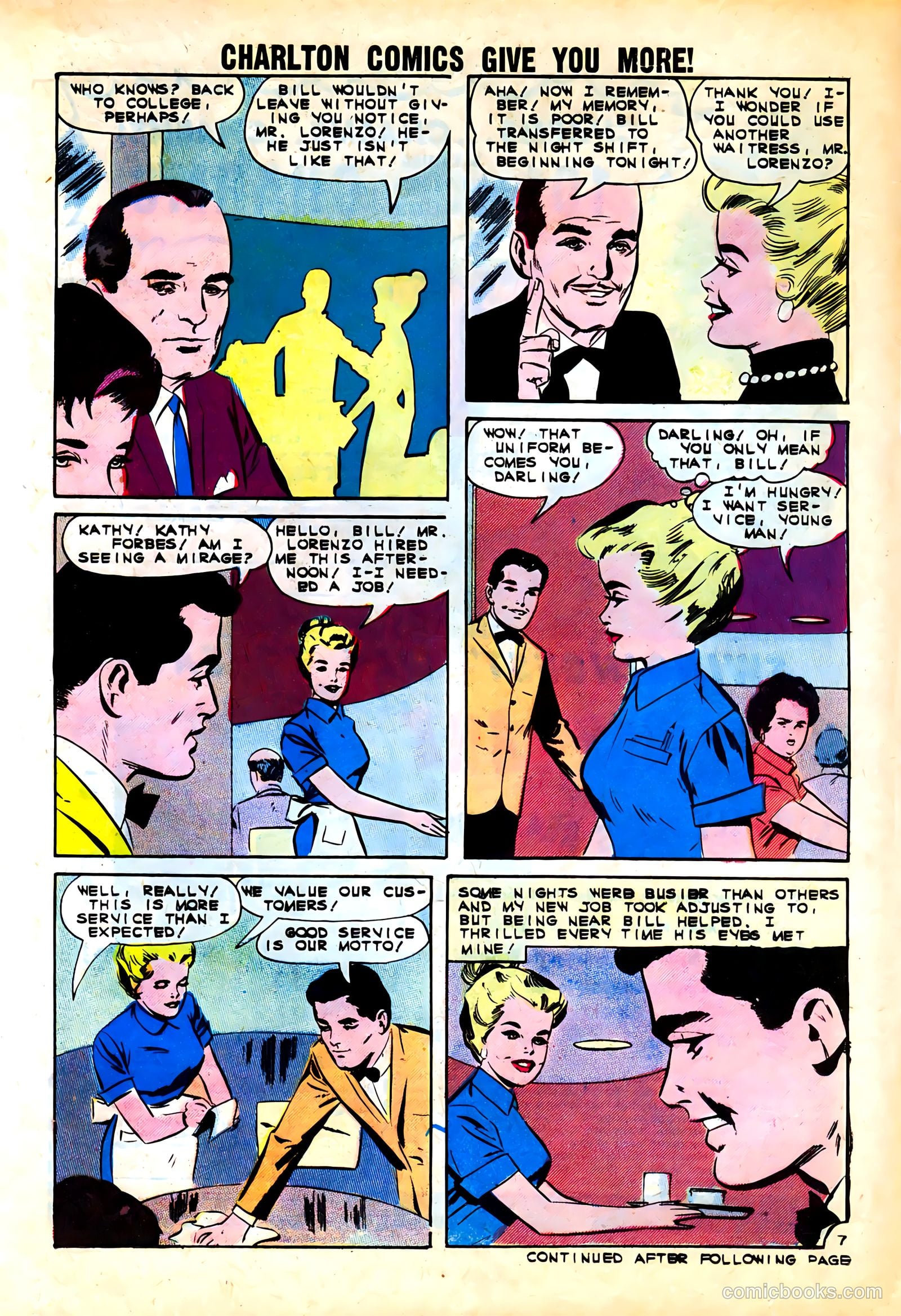 First Kiss #24 (1962) — page 21 of 36