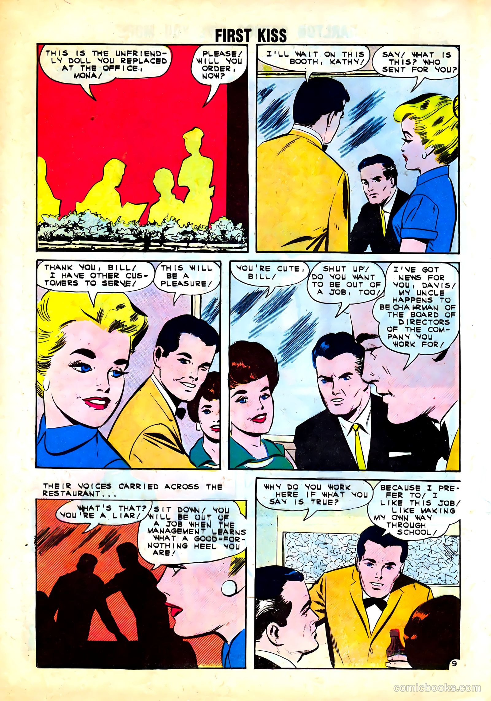 First Kiss #24 (1962) — page 24 of 36
