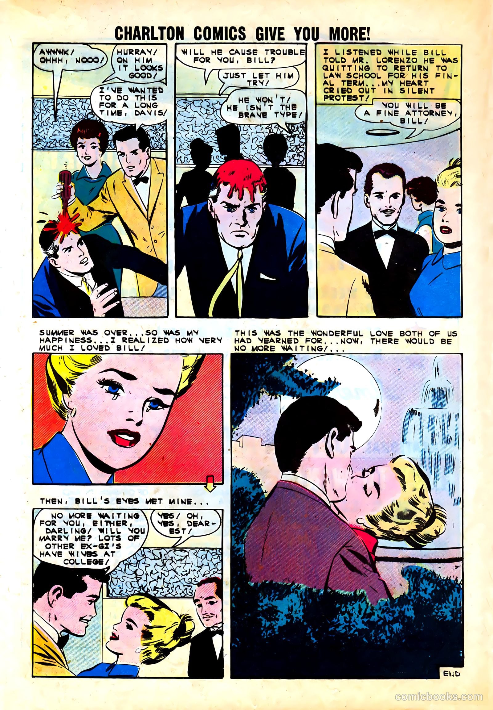 First Kiss #24 (1962) — page 25 of 36