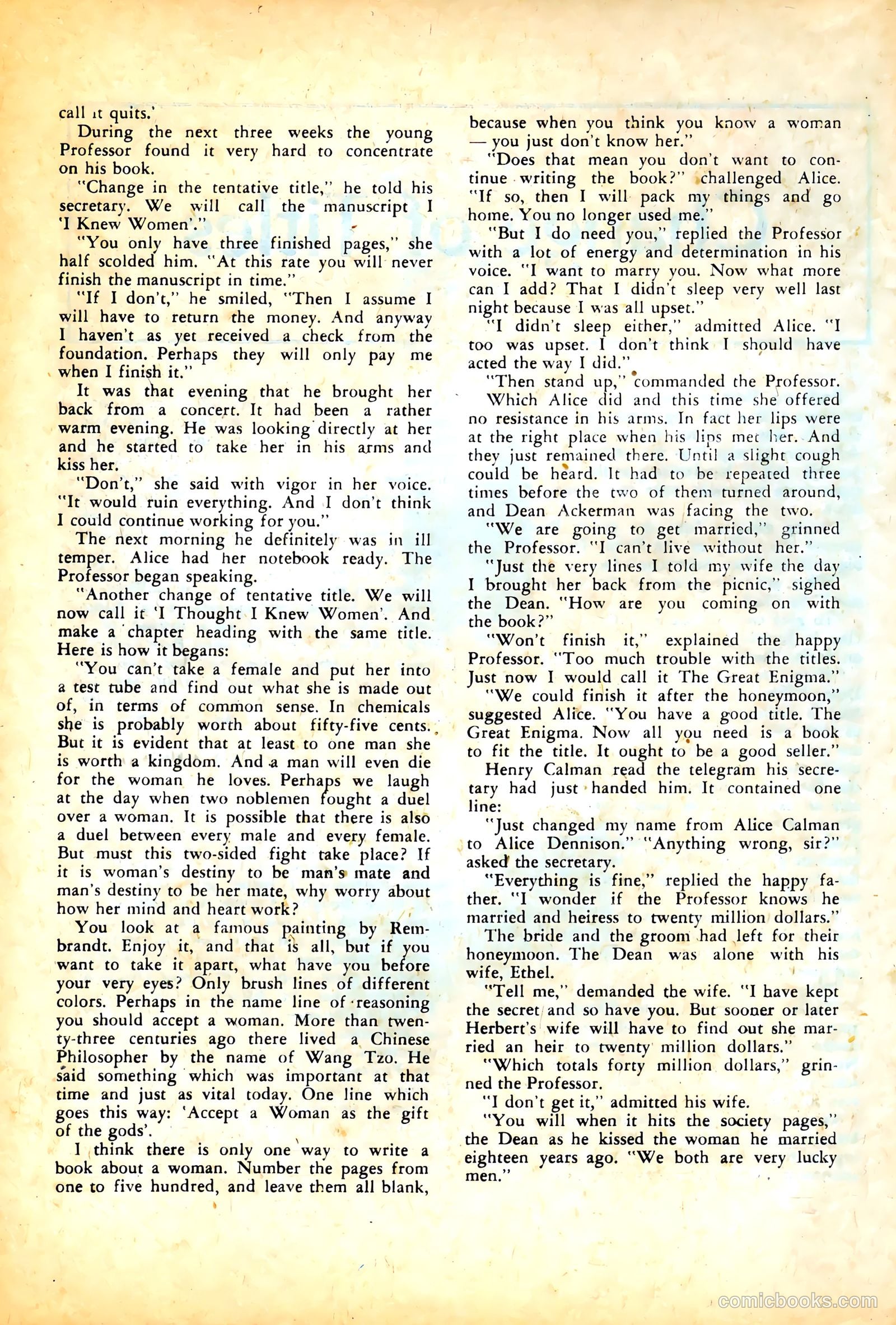 First Kiss #24 (1962) — page 30 of 36