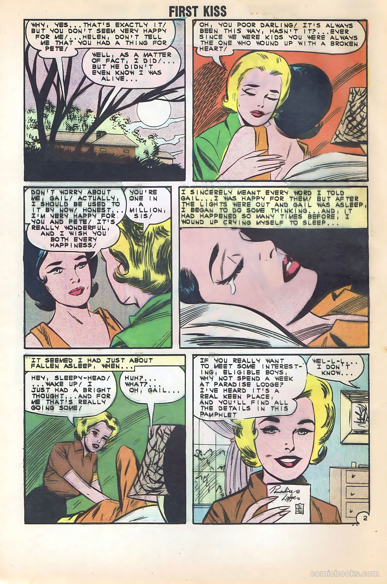 First Kiss #28 (1962) — page 4 of 36