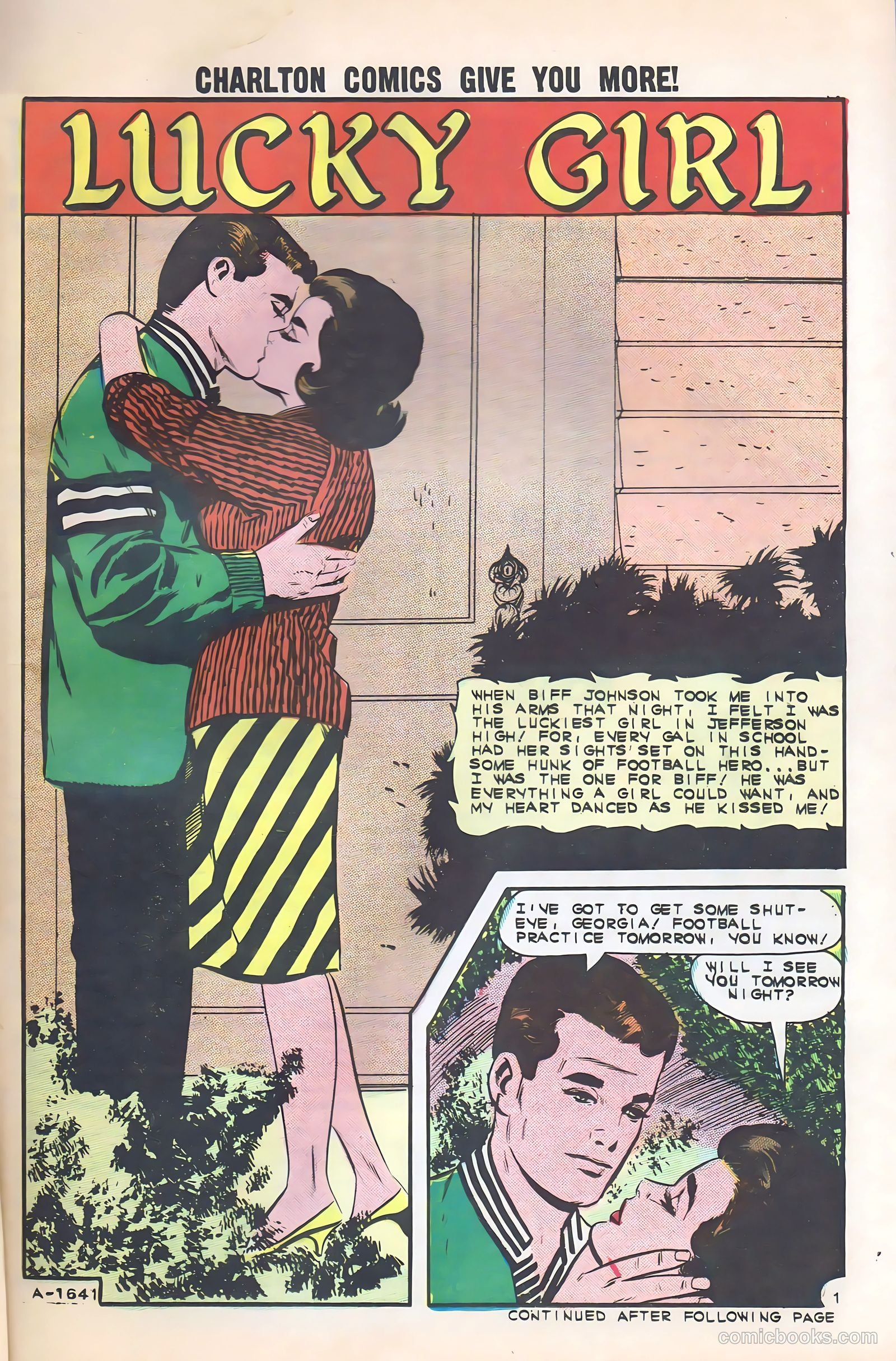 First Kiss #28 (1962) — page 21 of 36
