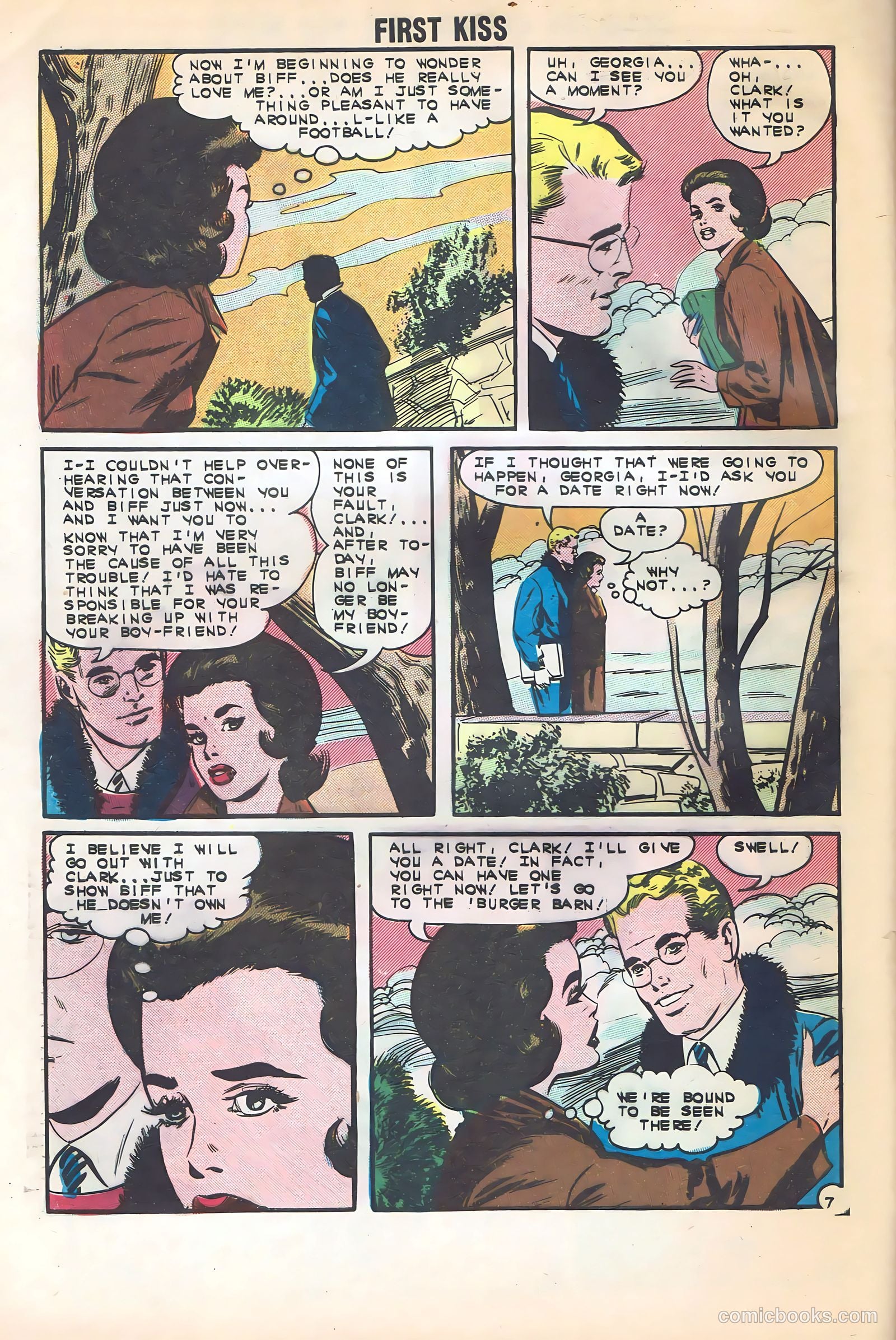 First Kiss #28 (1962) — page 28 of 36