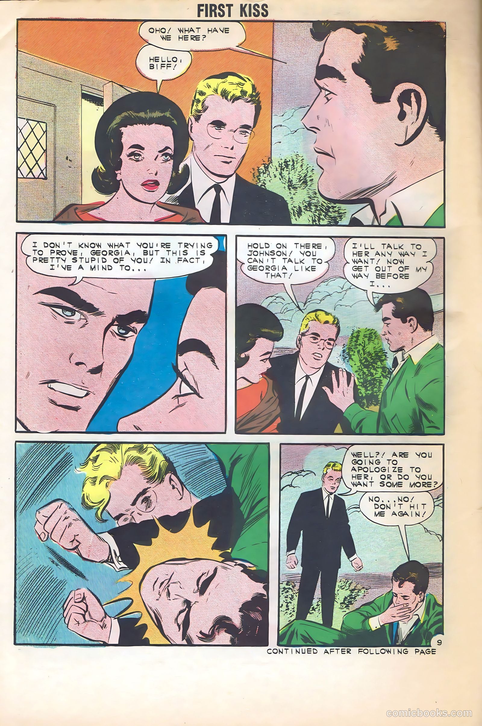First Kiss #28 (1962) — page 30 of 36