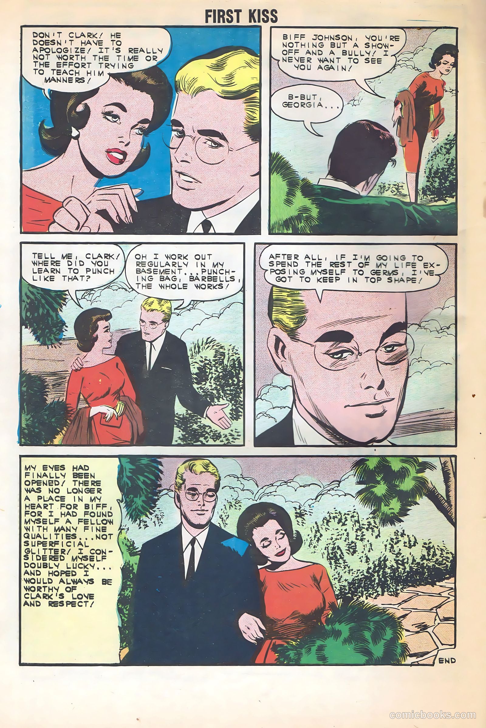 First Kiss #28 (1962) — page 32 of 36