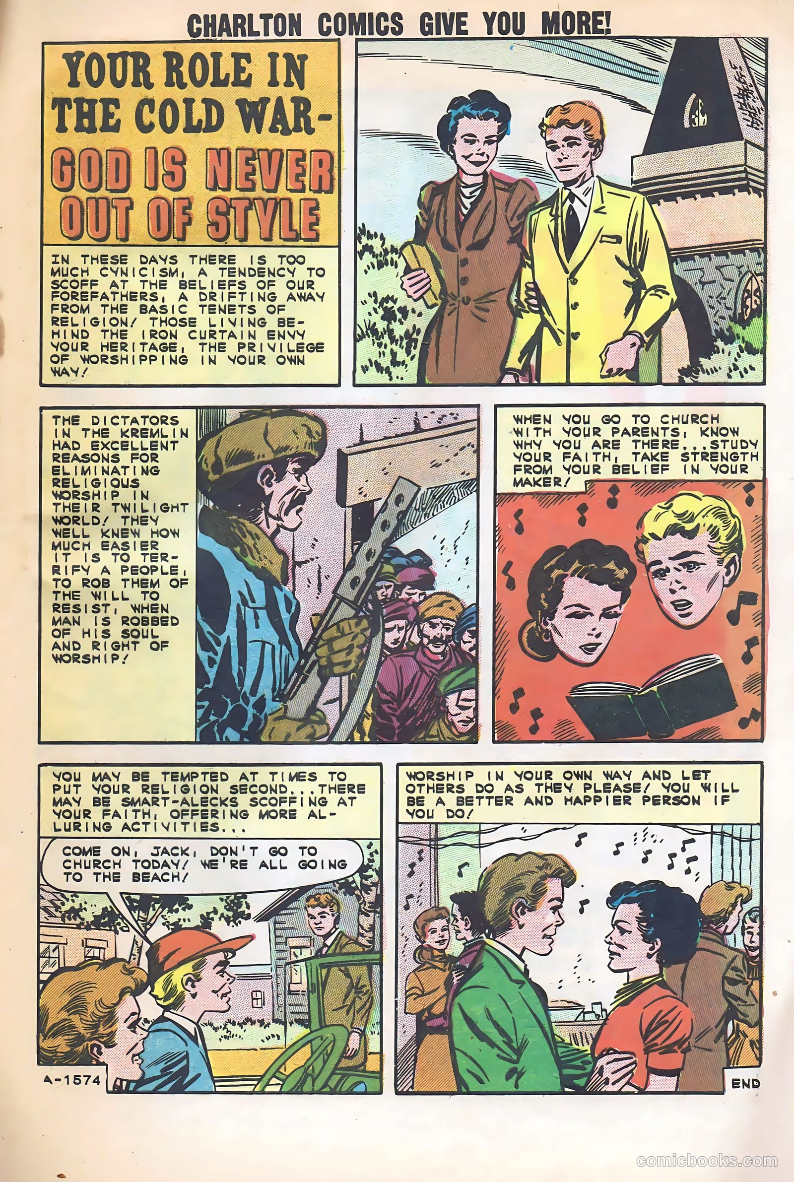First Kiss #28 (1962) — page 33 of 36