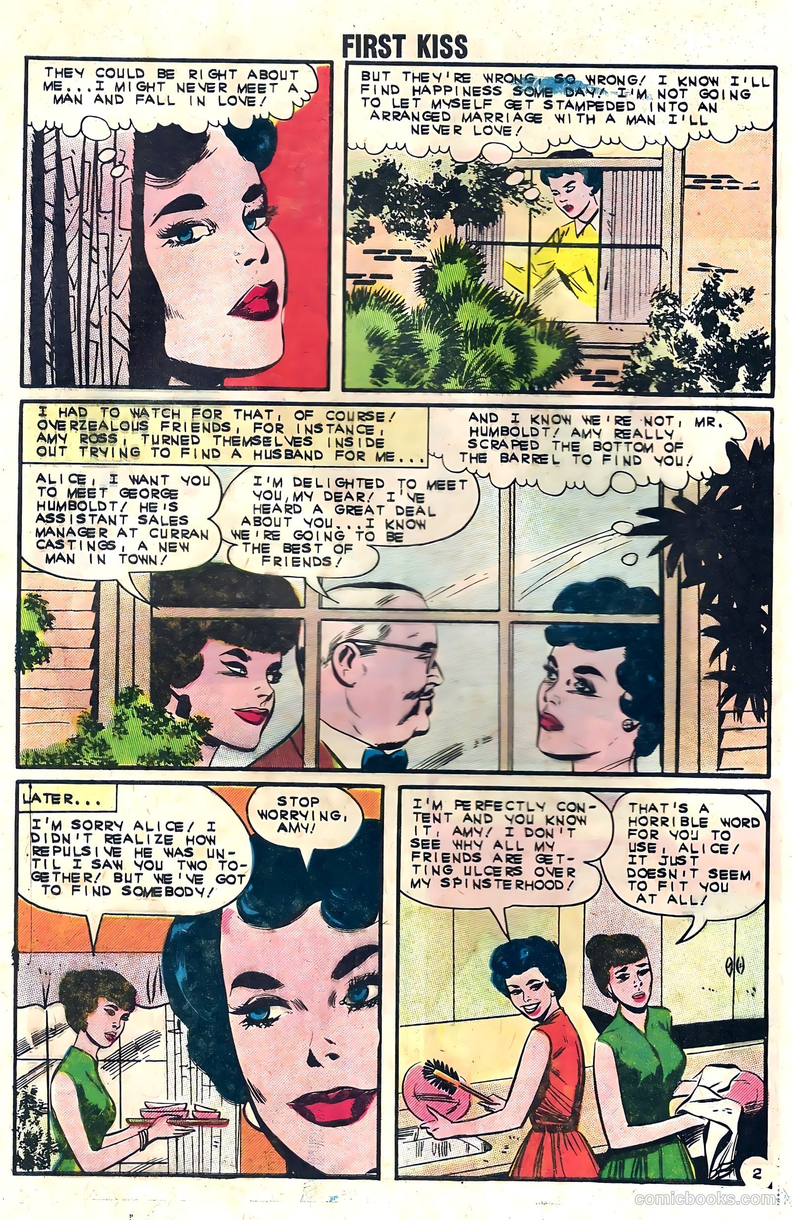 First Kiss #29 (1962) — page 4 of 36