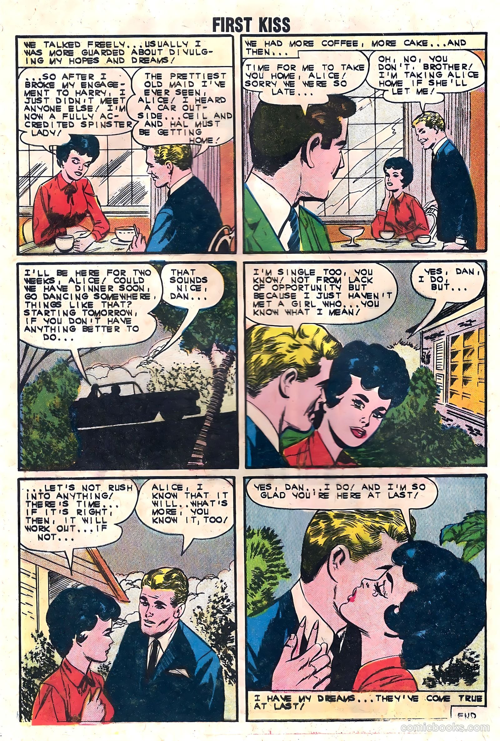 First Kiss #29 (1962) — page 8 of 36