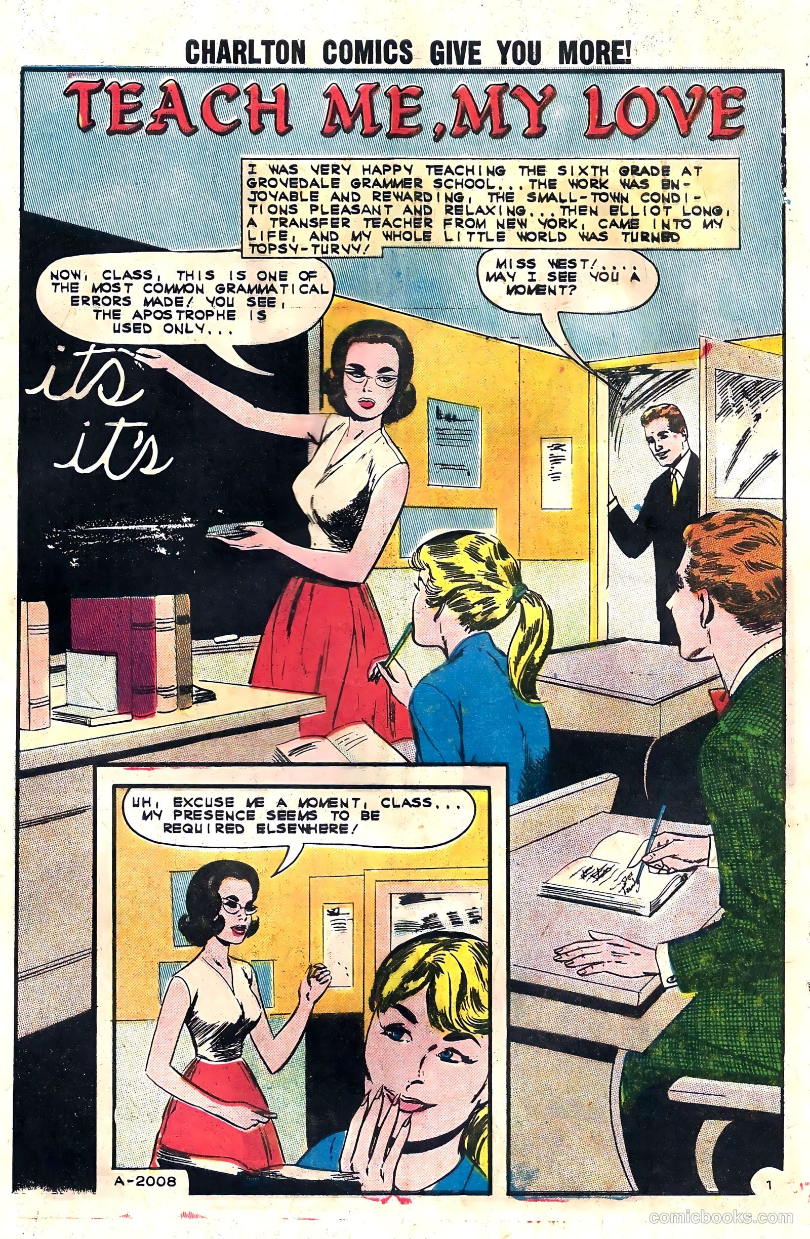 First Kiss #29 (1962) — page 9 of 36