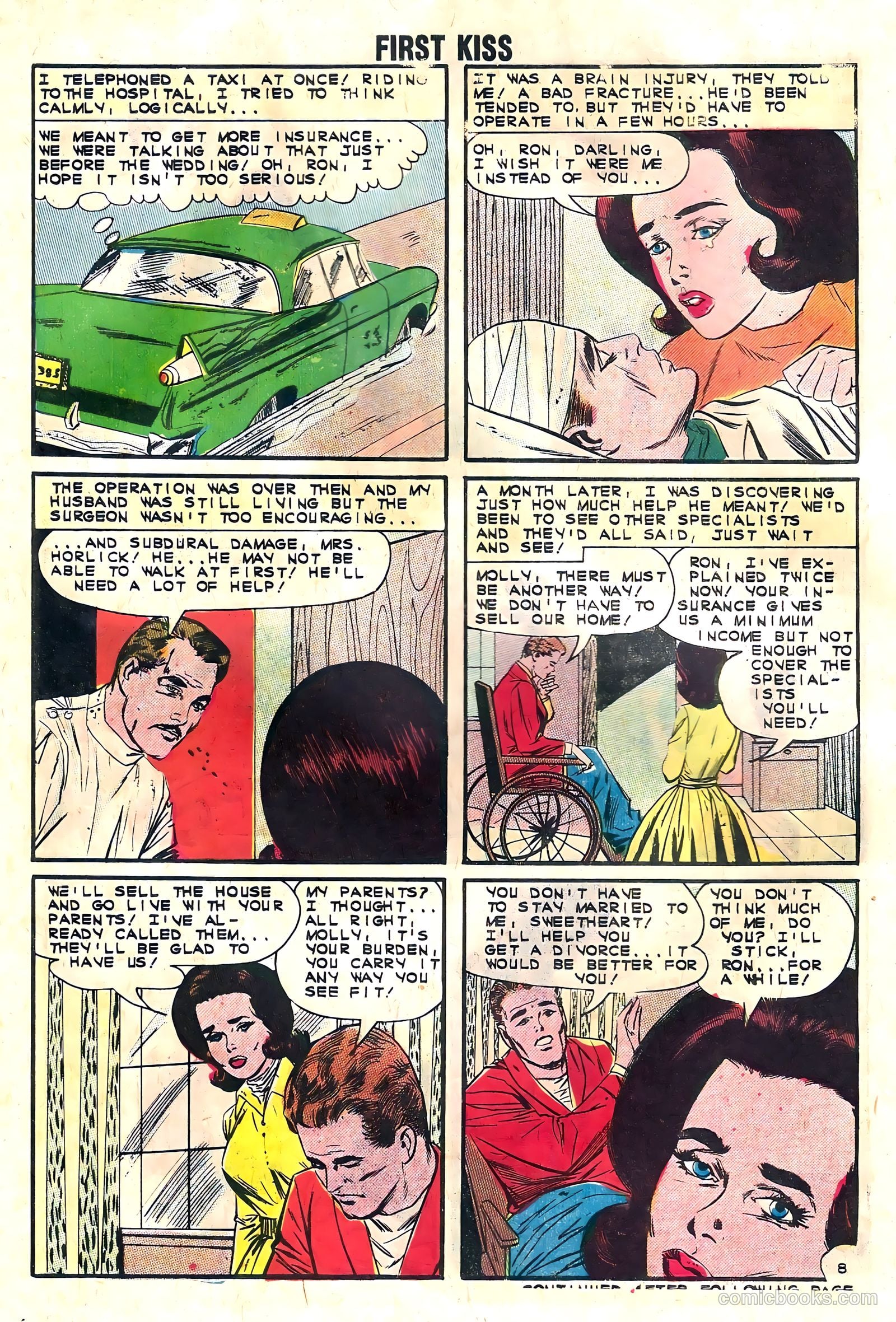 First Kiss #29 (1962) — page 30 of 36