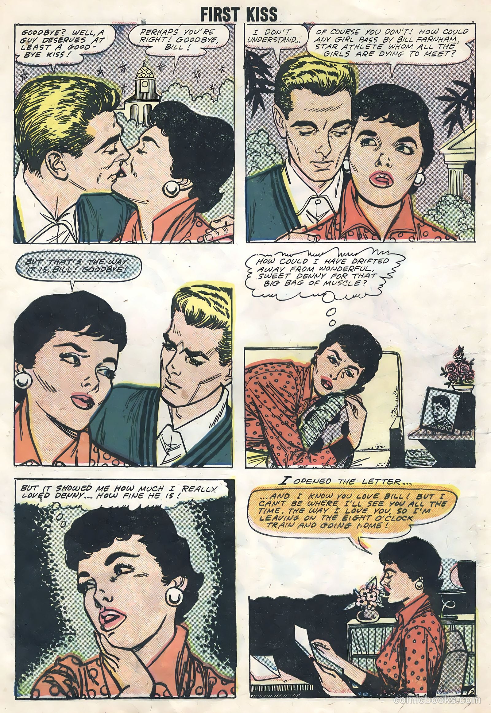 First Kiss #3 (1958) — page 4 of 36