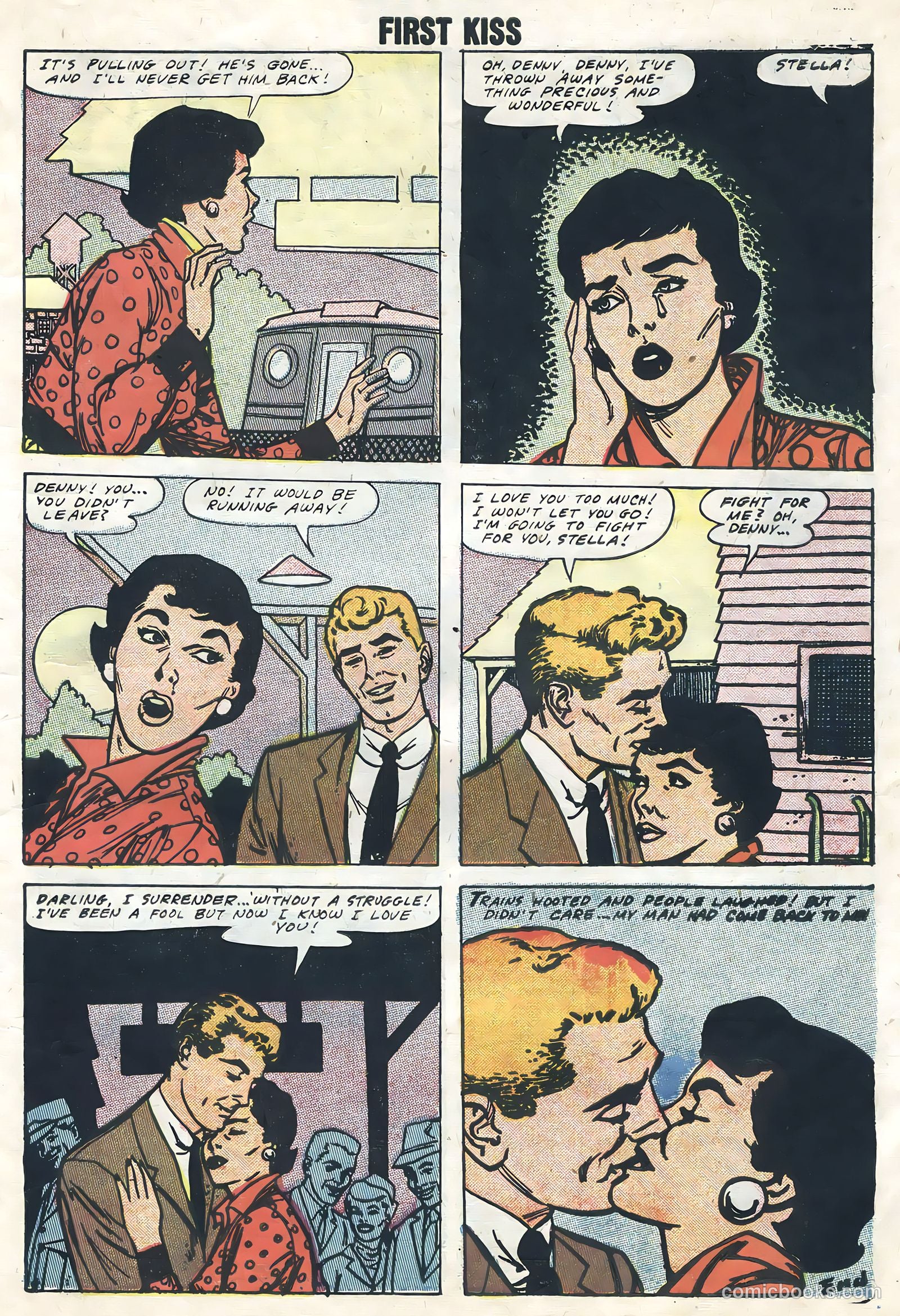 First Kiss #3 (1958) — page 7 of 36