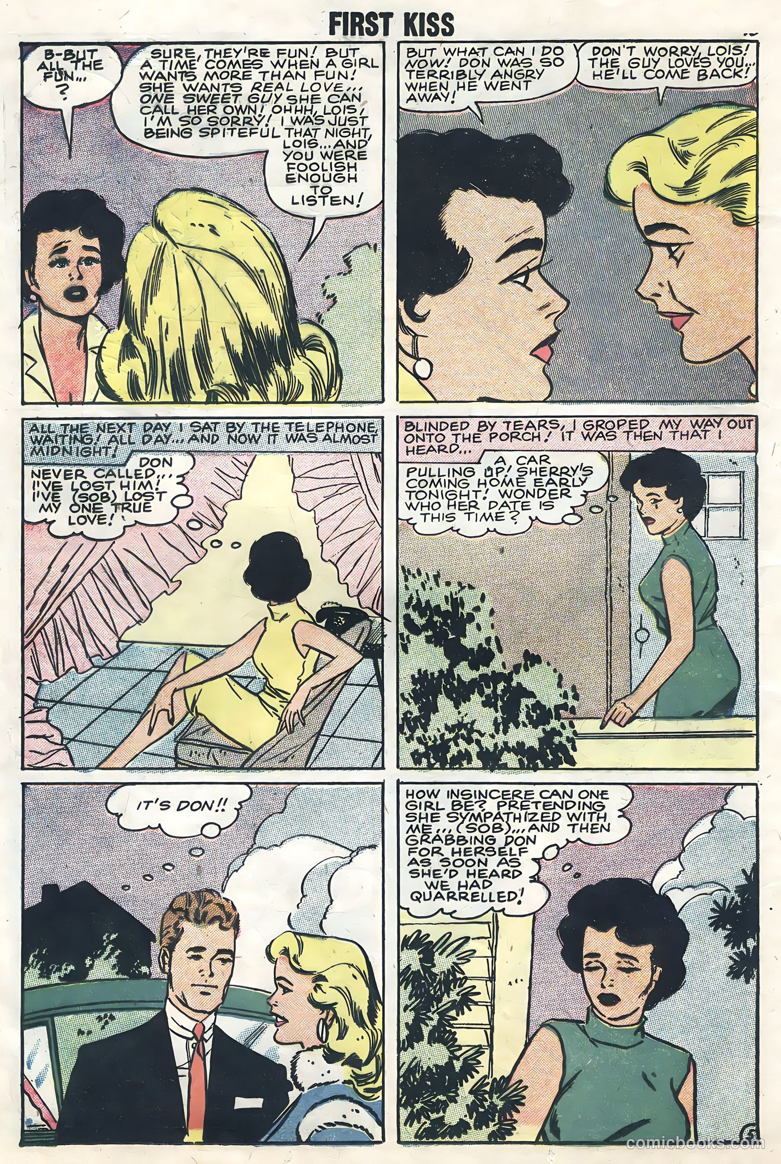 First Kiss #3 (1958) — page 12 of 36