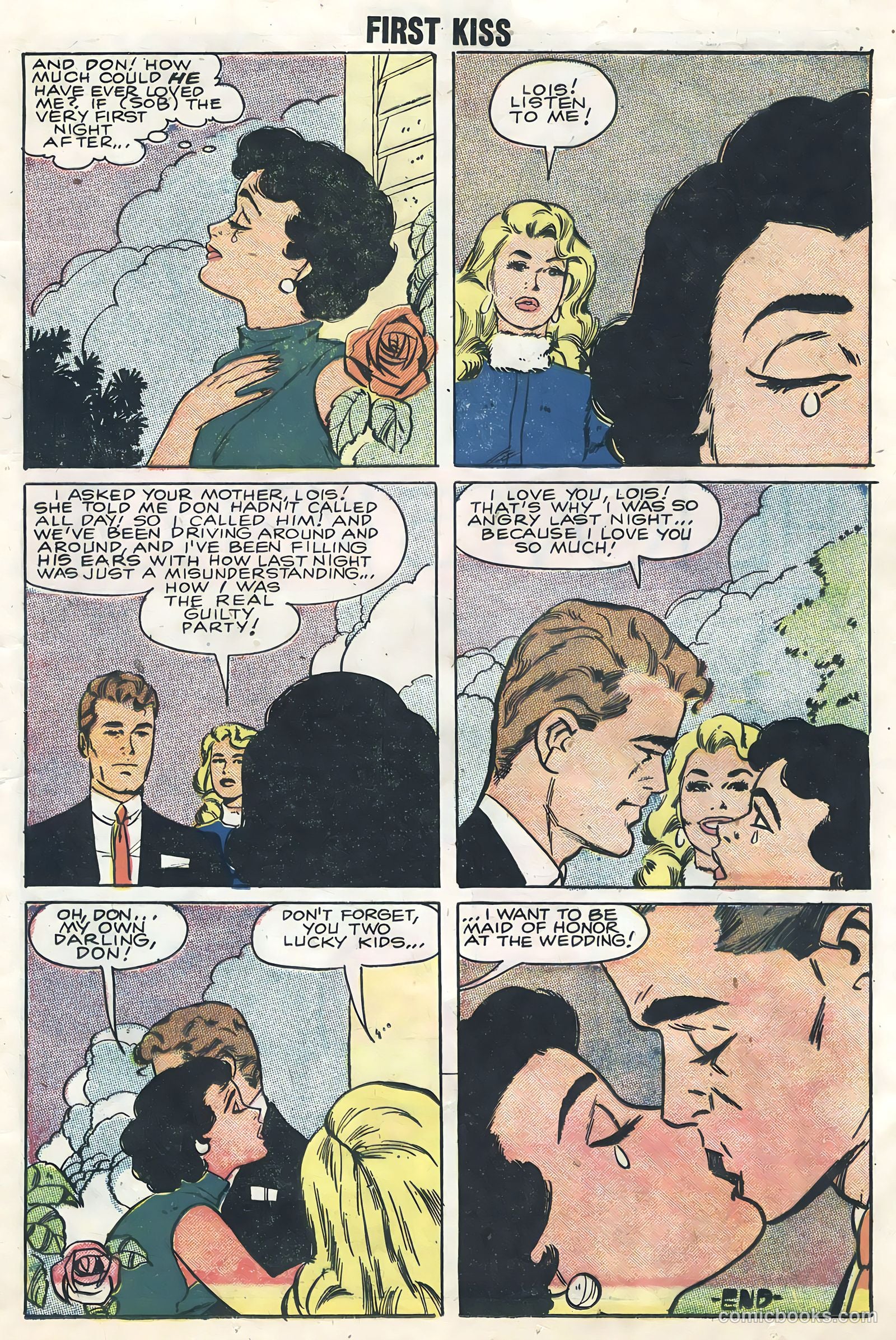 First Kiss #3 (1958) — page 13 of 36