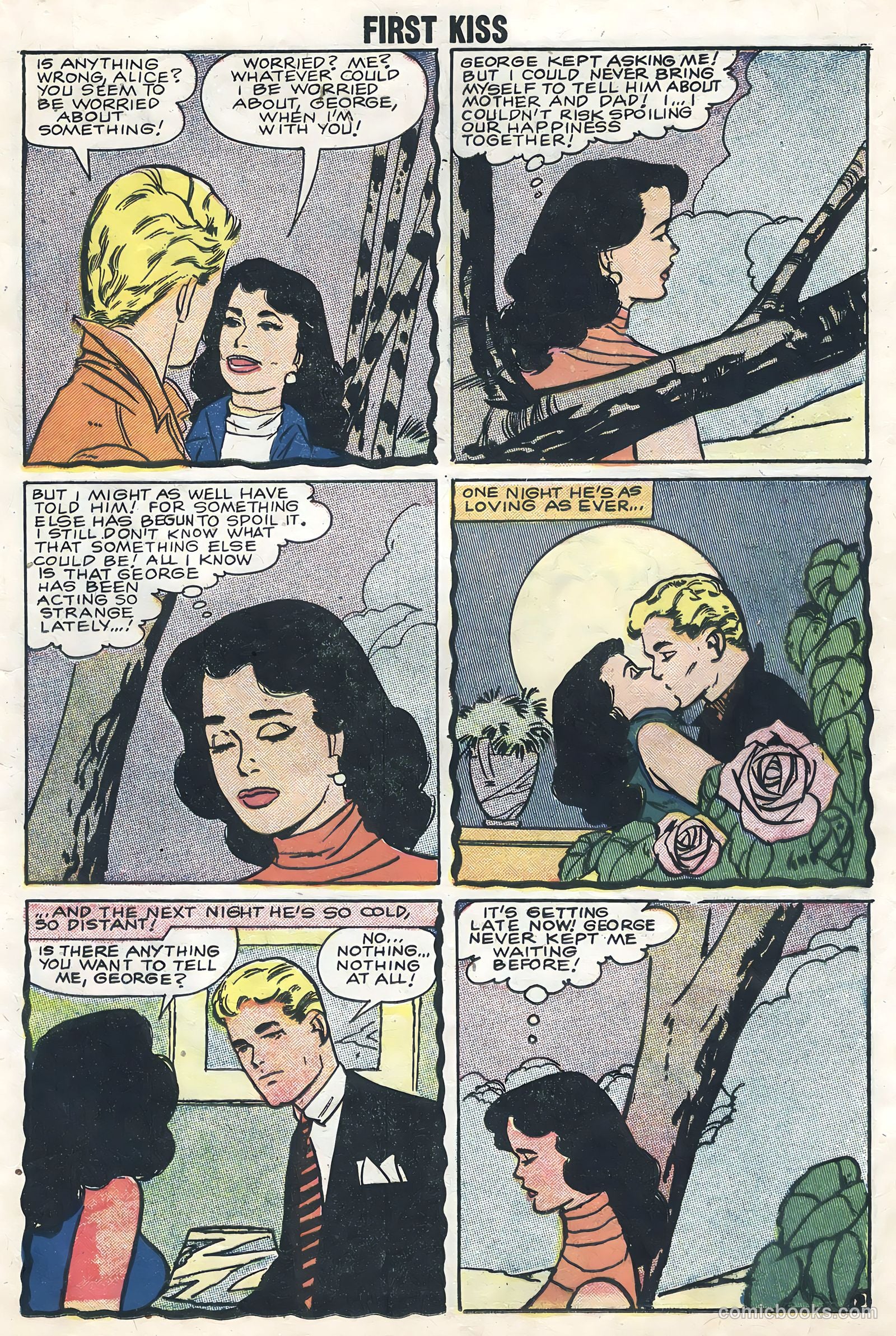 First Kiss #3 (1958) — page 17 of 36