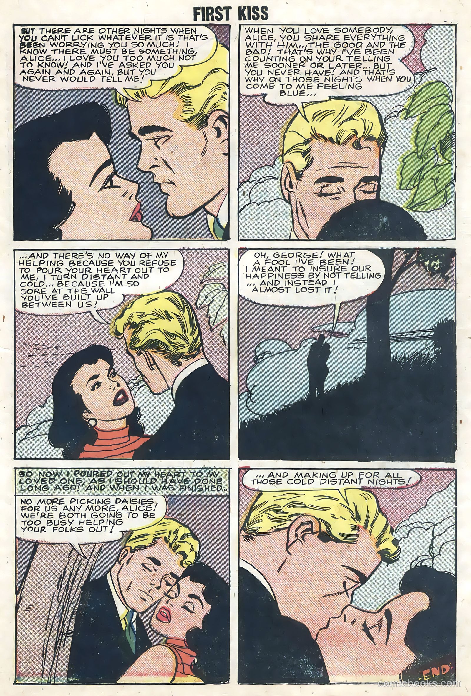 First Kiss #3 (1958) — page 19 of 36